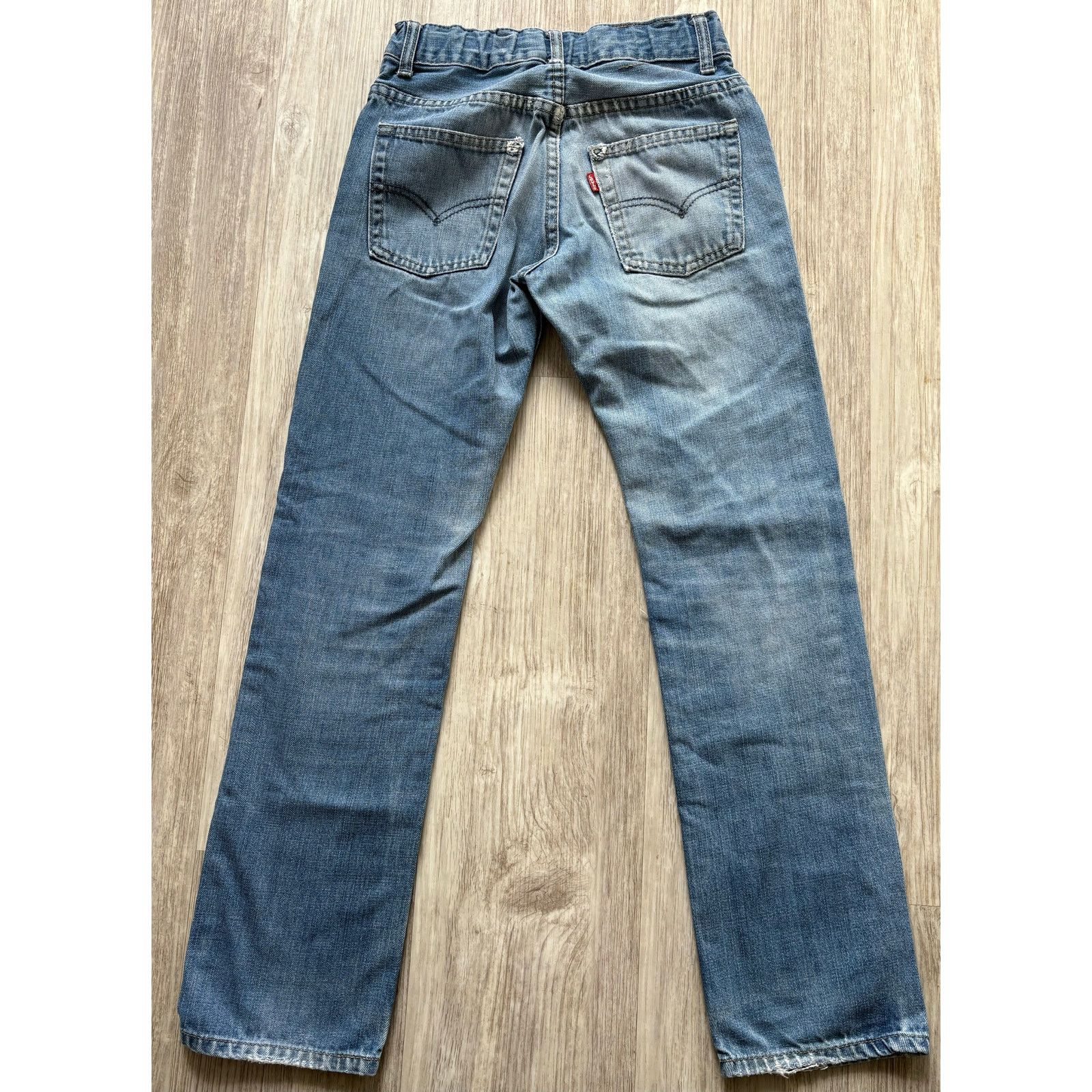 Levi's Levi’s | Distressed Adjustable 511 Slim Denim Jeans | 12R Size 34" / US 12 / IT 48 - 3 Thumbnail