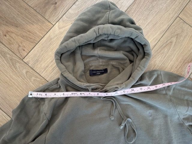 Allsaints Green relaxed hoodie Size US M / EU 48-50 / 2 - 2 Thumbnail