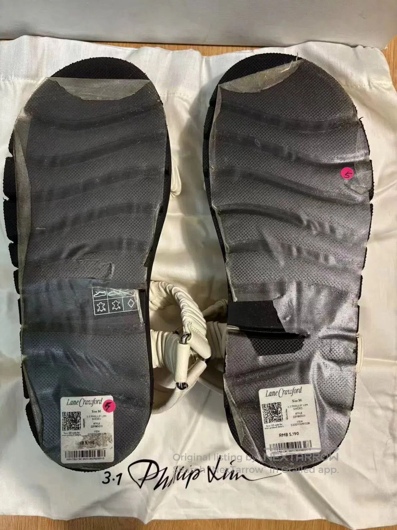 3.1 Phillip Lim 3.1Phillip Lim Dark Platform Samurai Sandals. Size US 5 / IT 35 - 4 Thumbnail