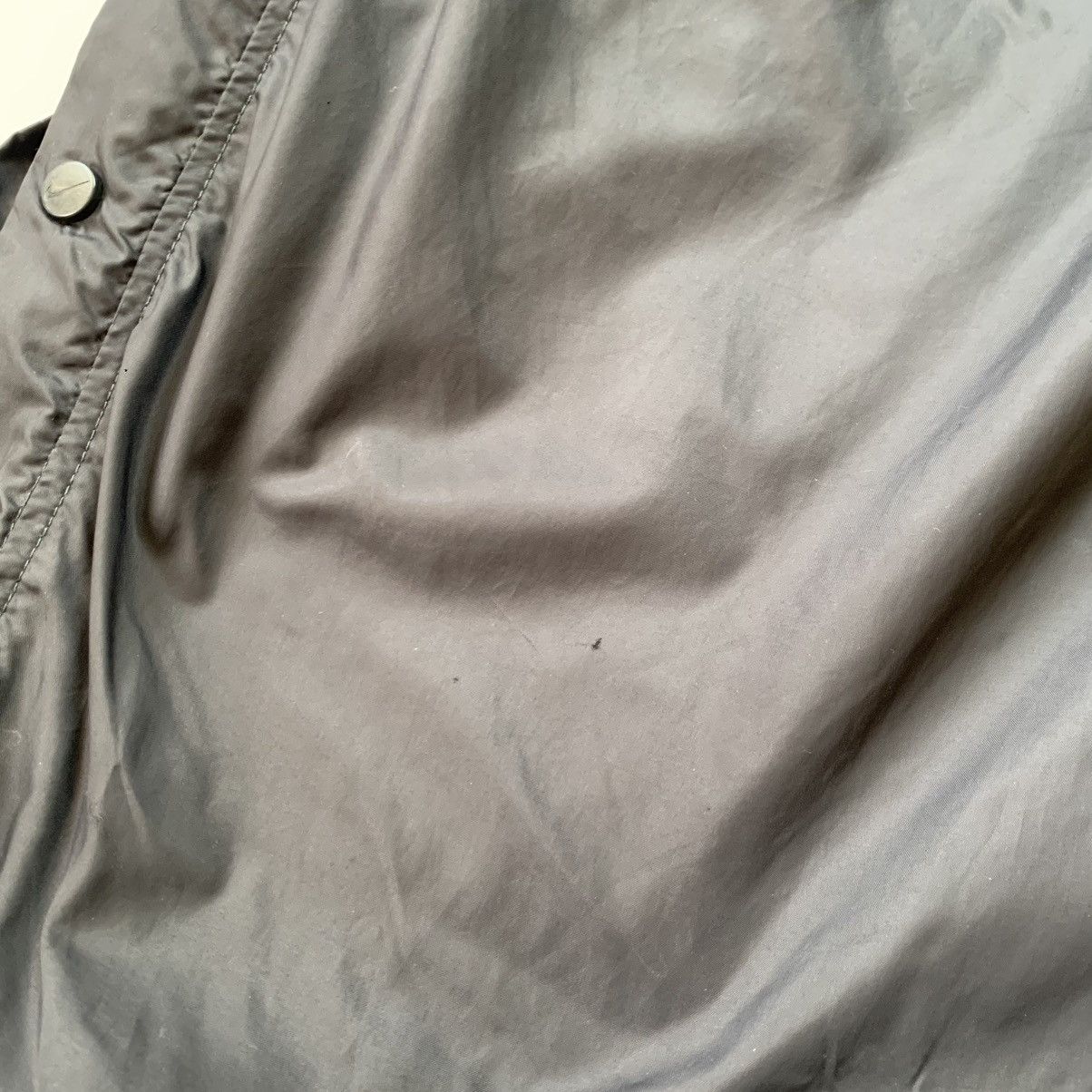 Other 90's NYLON NIKE BAGGY BUTTON TRACK PANTS Y2K SWOOSH LOGO Size US 38 / EU 54 - 7 Thumbnail