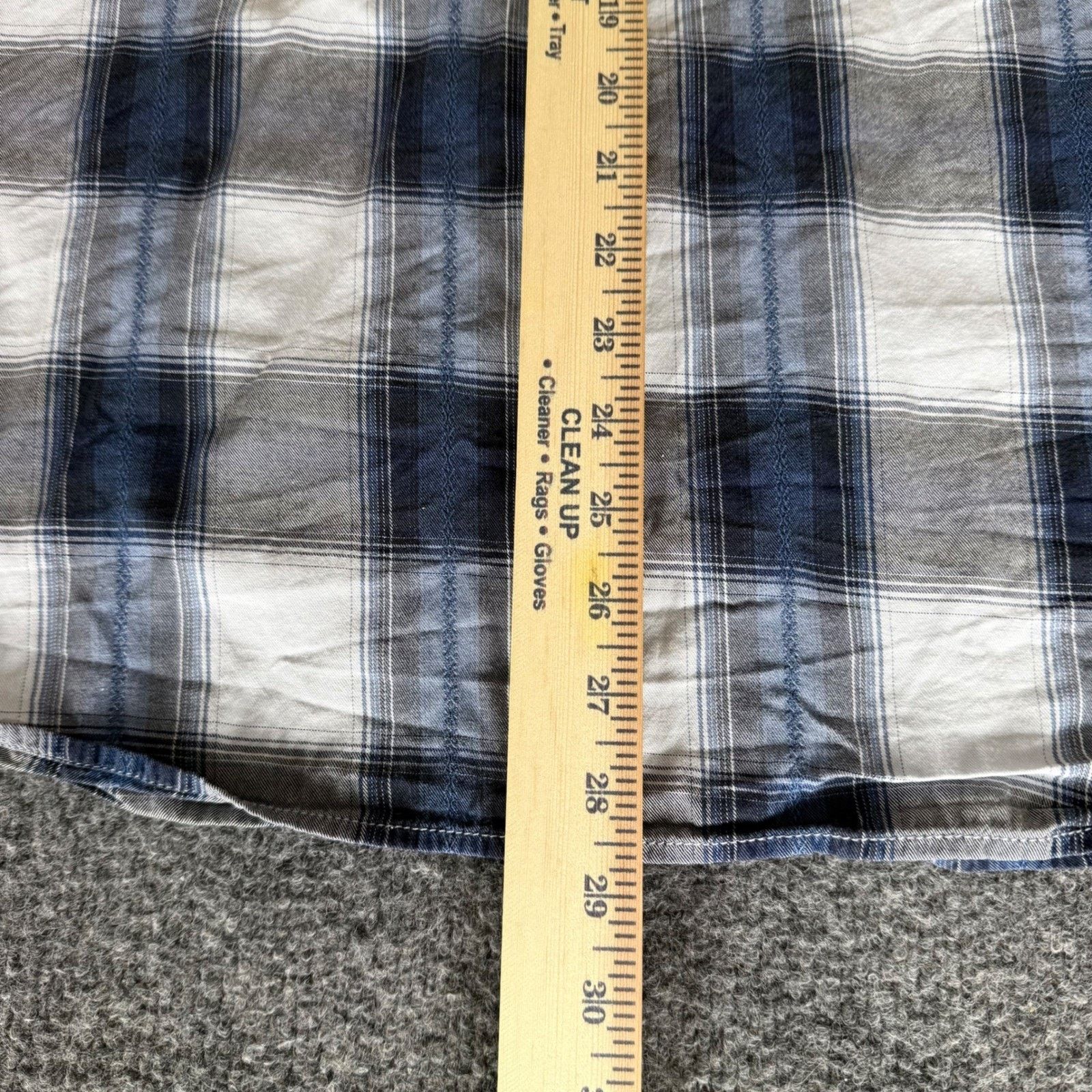 Tommy Bahama Tommy Bahama Shirt Mens Large Blue Plaid Short Sleeve Size US L / EU 52-54 / 3 - 7 Thumbnail