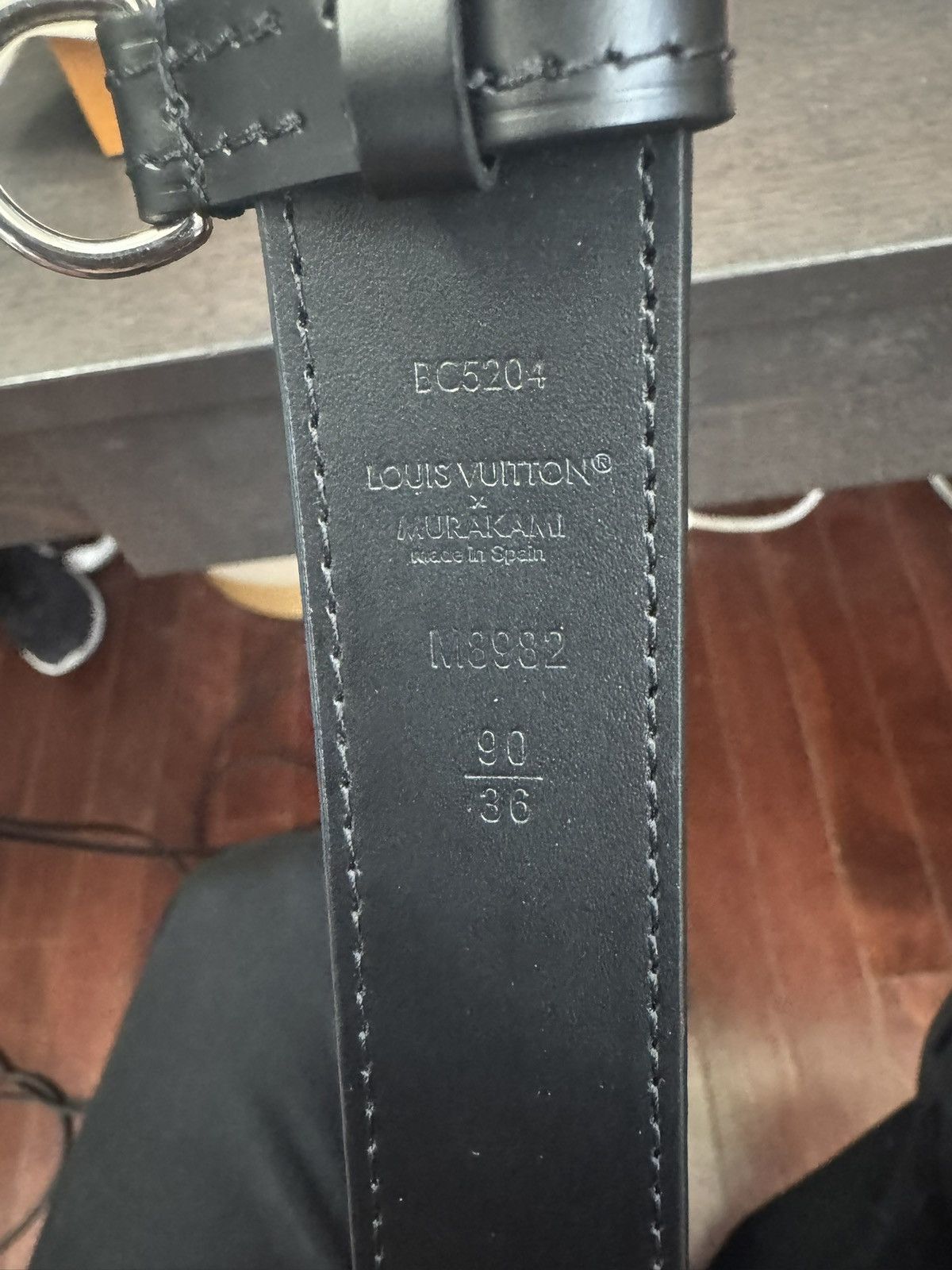 Louis Vuitton × Takashi Murakami 25' Black Monogram / D-Ring