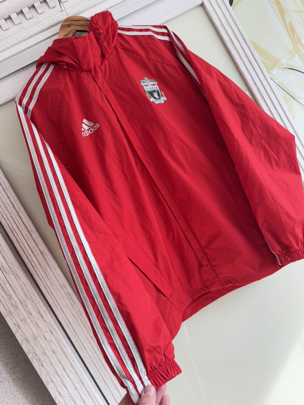 Adidas × Vintage Vintage Liverpool 2011-2012 Soccer Track Jacket Football Kit Size US M / EU 48-50 / 2 - 5 Thumbnail