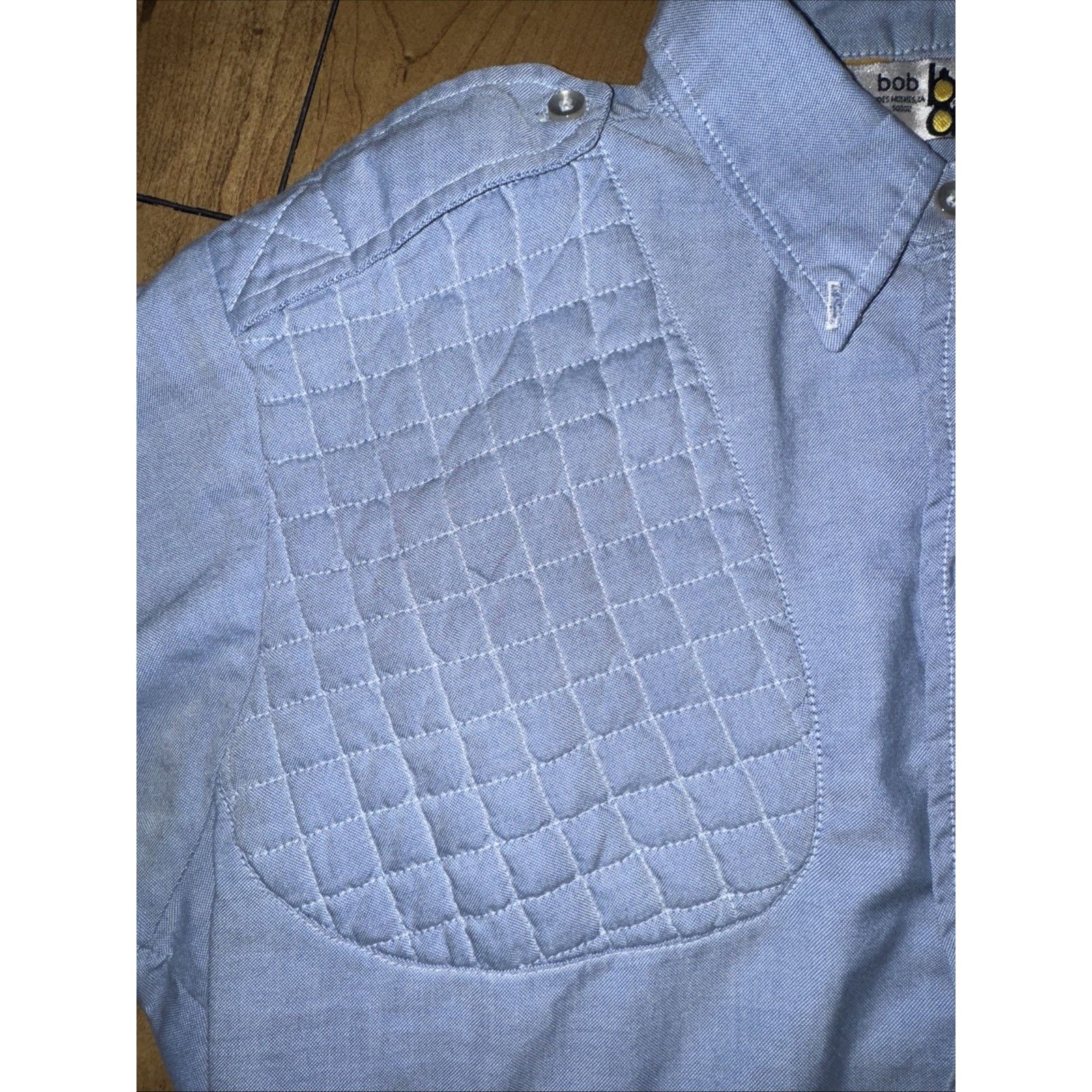 Vintage Bob Allen Short Sleeve Shirt L Blue Hunting Workwear USA Size US L / EU 52-54 / 3 - 3 Thumbnail