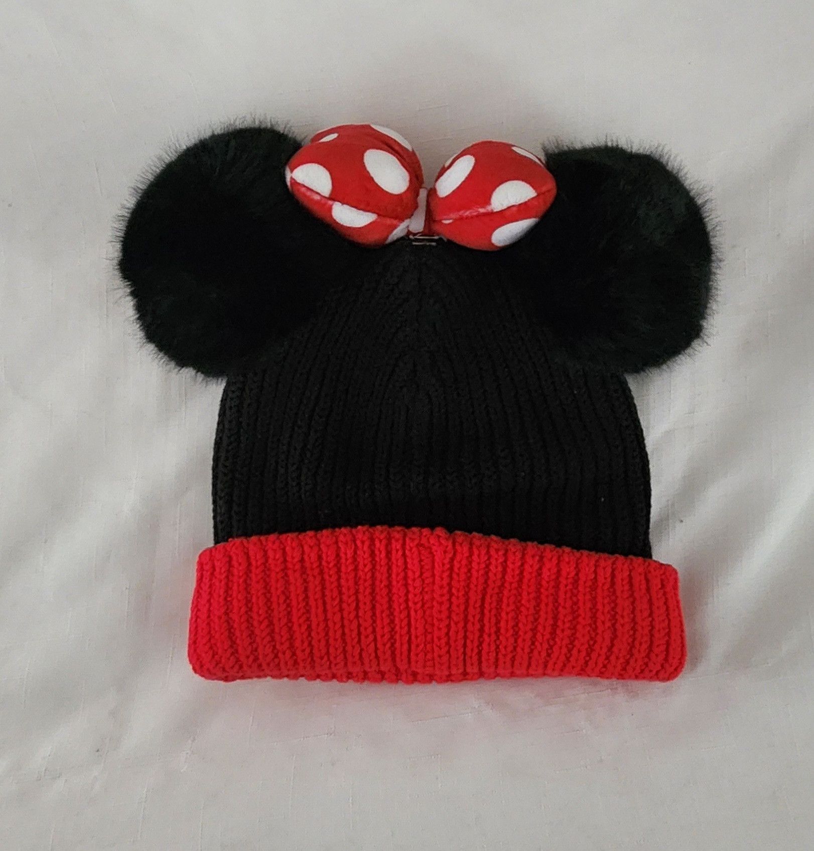 Disney Disney X Love Your Melon MINNIE MOUSE DOUBLE POM BEANIE Size ONE SIZE - 4 Thumbnail