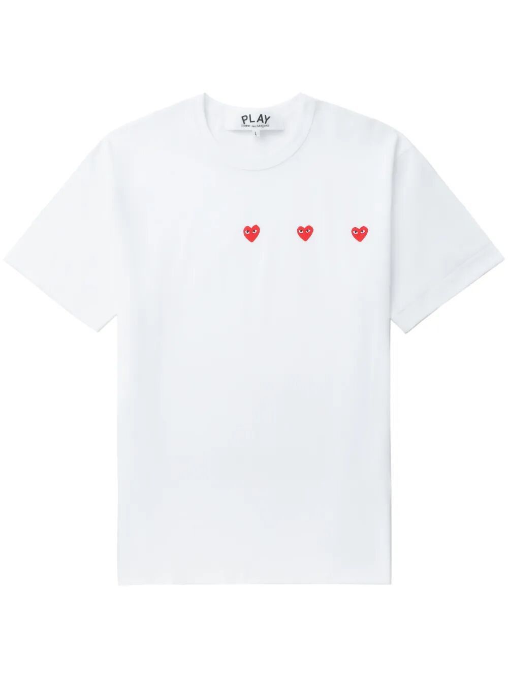Comme des Garcons PLAY "LOGO PRINT" T-SHIRT Size XL / US 12-14 / IT 48-50 - 1 Thumbnail