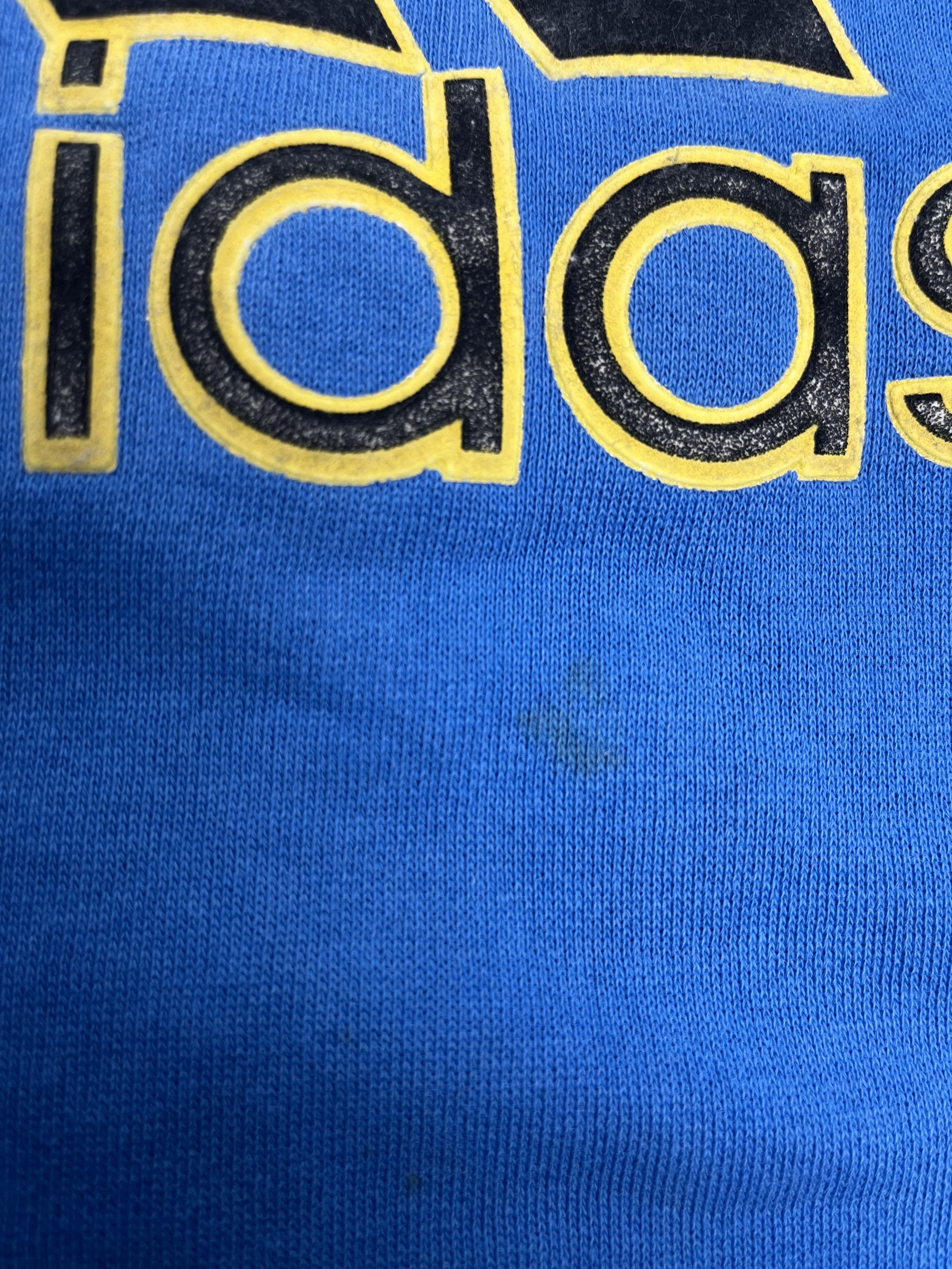 Adidas Adidas Vintage Sweatshirt Big Logo Size Small Blue Size US S / EU 44-46 / 1 - 4 Thumbnail