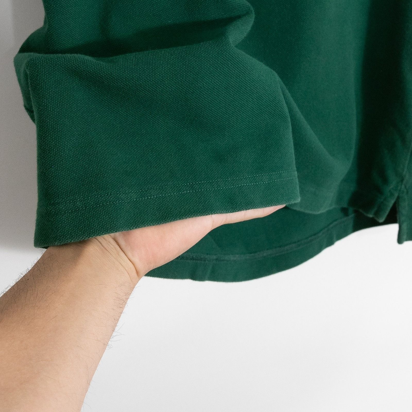 J.Crew Vintage 90s J.Crew Polo Shirt Mens Medium - Green Distressed Size US M / EU 48-50 / 2 - 4 Thumbnail