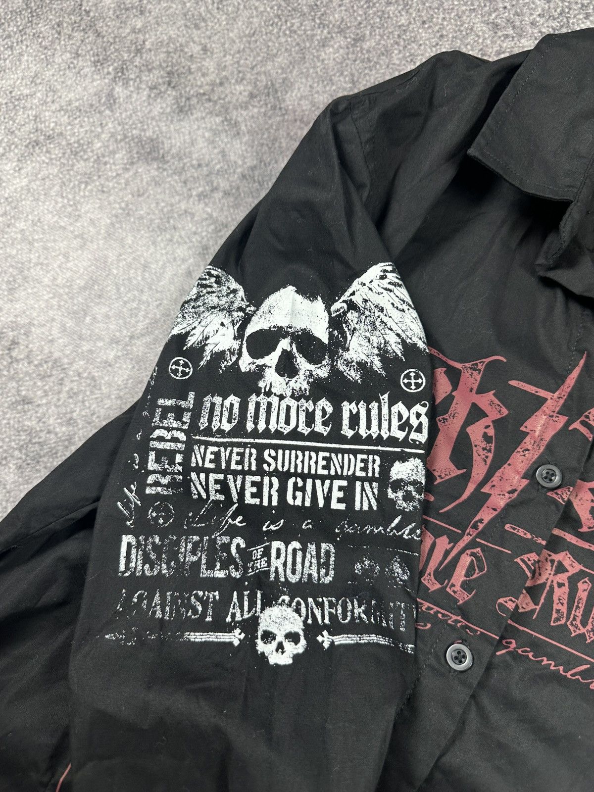 Rock Revival Y2K Rock Revival Angel Logo Button Up Shirts Avant Garde L Size US L / EU 52-54 / 3 - 4 Thumbnail