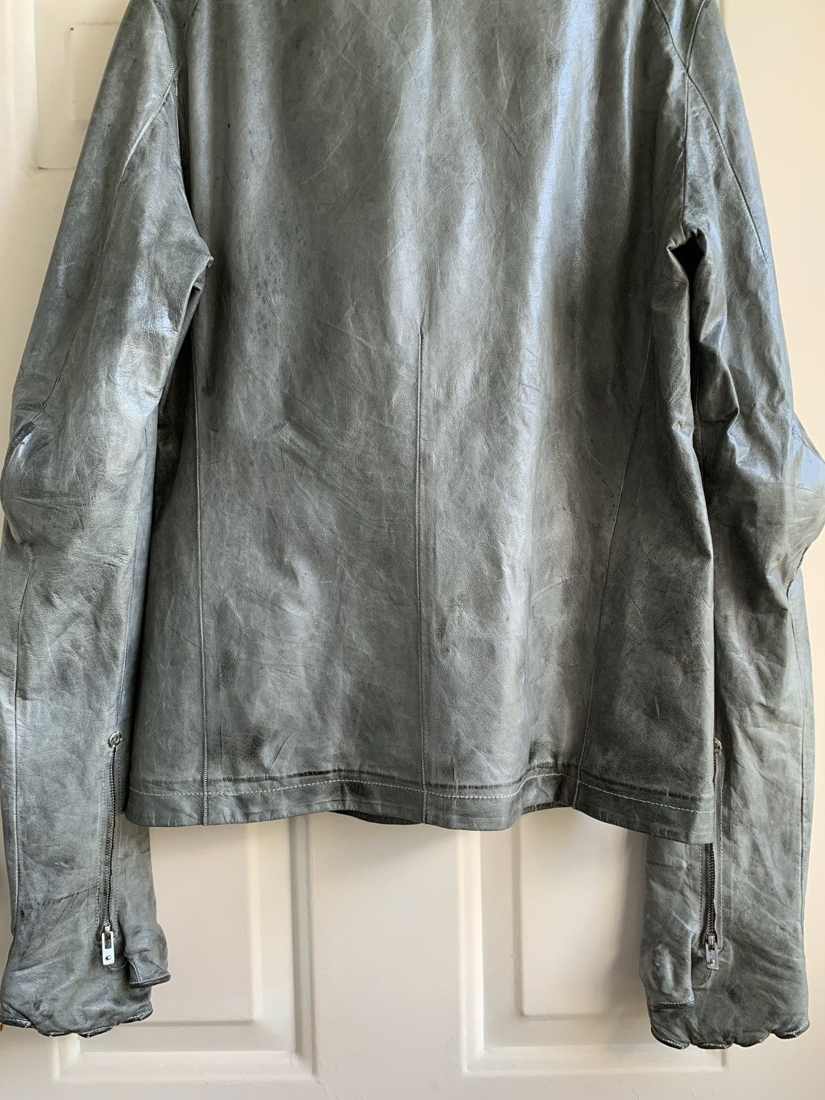 Carol Christian Poell CCP LM/2599GP ROOLS-PTC/19 High Necked Leather Jacket Size US L / EU 52-54 / 3 - 8 Thumbnail
