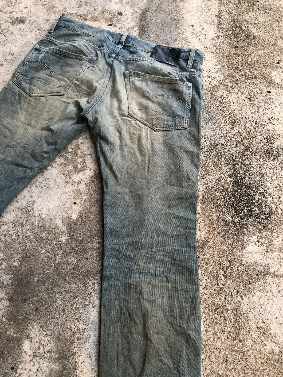 G-Star × Japanese Brand DISTRESSED G STAR RAW DENIM PANTS Size US 37 - 8 Thumbnail