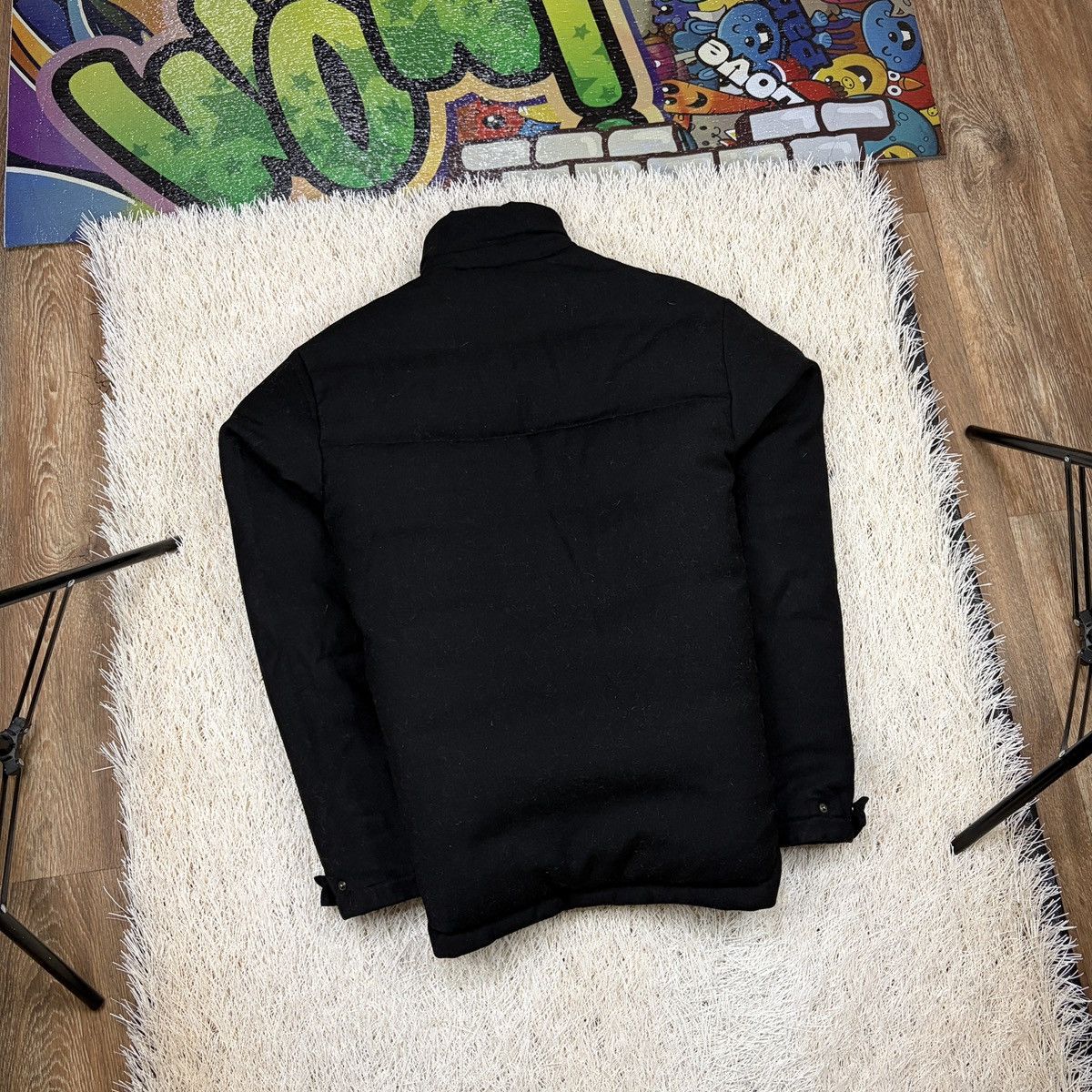 Acne Studios Acne Studios Mountain Jacket AW16 Down Puffer Black Wool 48 Size US M / EU 48-50 / 2 - 2 Thumbnail