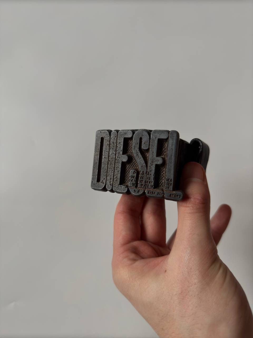 Vintage DIESEL Leather Belt made in Italy 117 cm