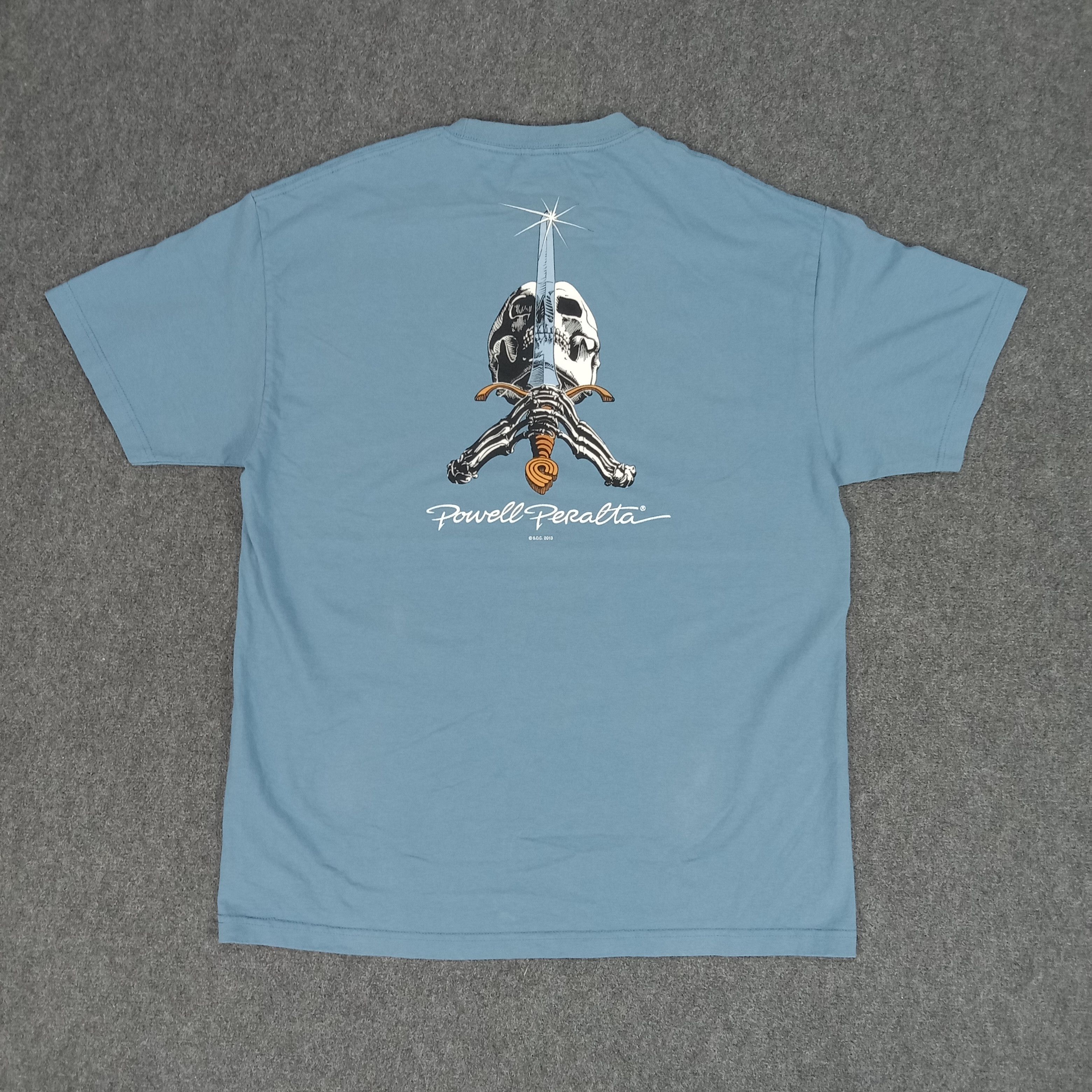 Powell Peralta × Vintage Powell & Peralta American Skateboard Brand Tshirt Size US XL / EU 56 / 4 - 1 Thumbnail