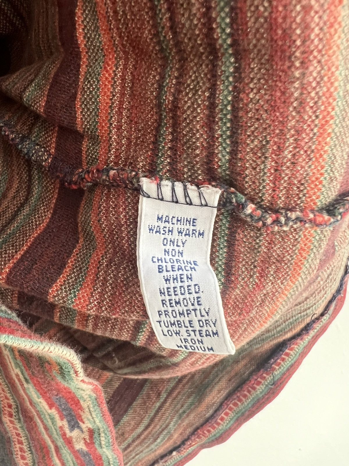 Polo Ralph Lauren Vintage Polo Ralph Lauren 🇺🇸 Native Chimayo Henley LS Shirt Size US M / EU 48-50 / 2 - 8 Thumbnail