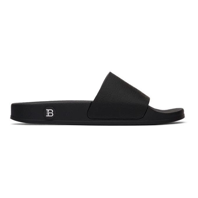 Balmain o1y0625 Slippers in Black Size US 6.5 / IT 36.5 - 1 Thumbnail