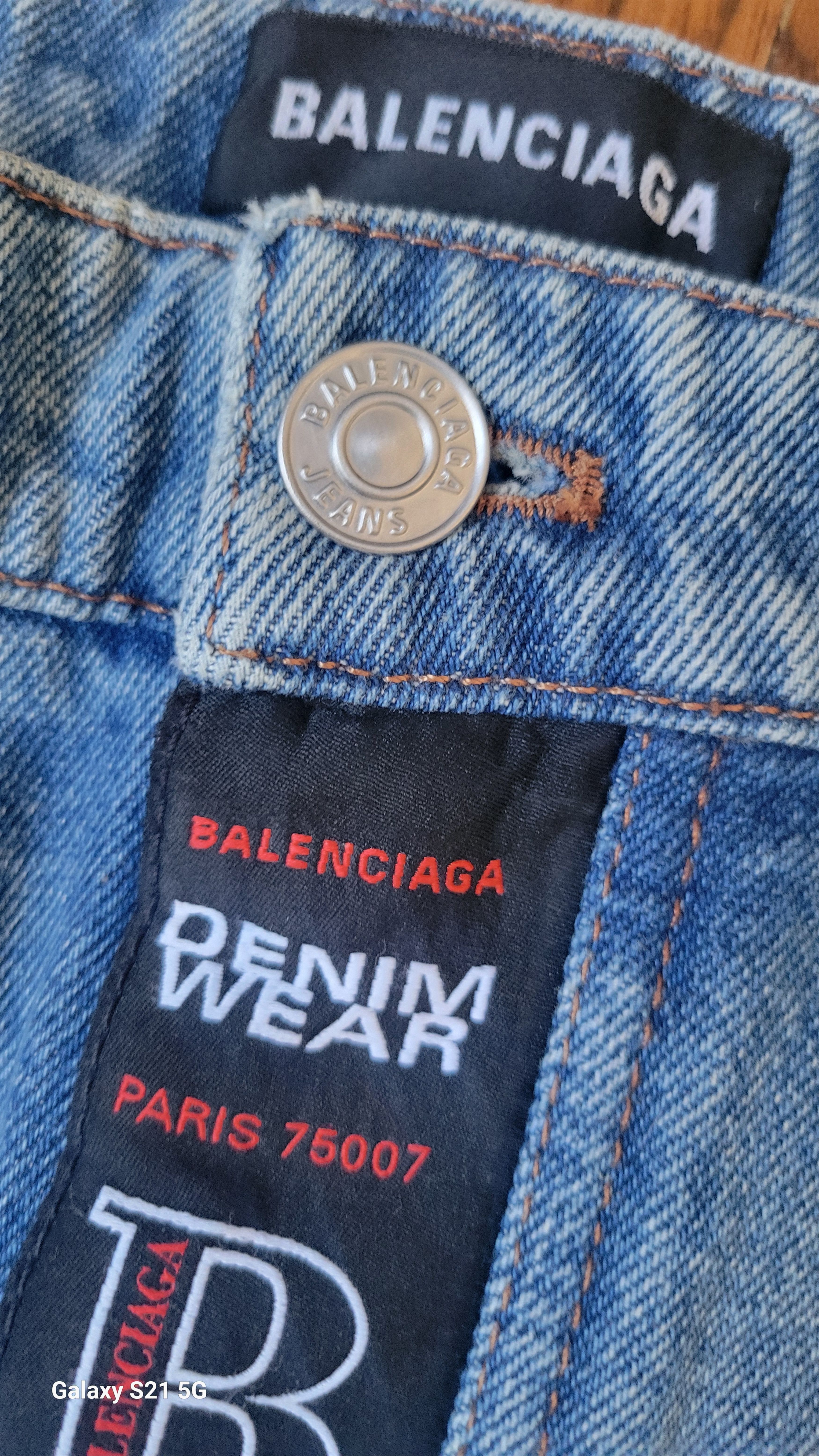Balenciaga Baggy Skater Jorts Size US 30 / EU 46 - 7 Thumbnail