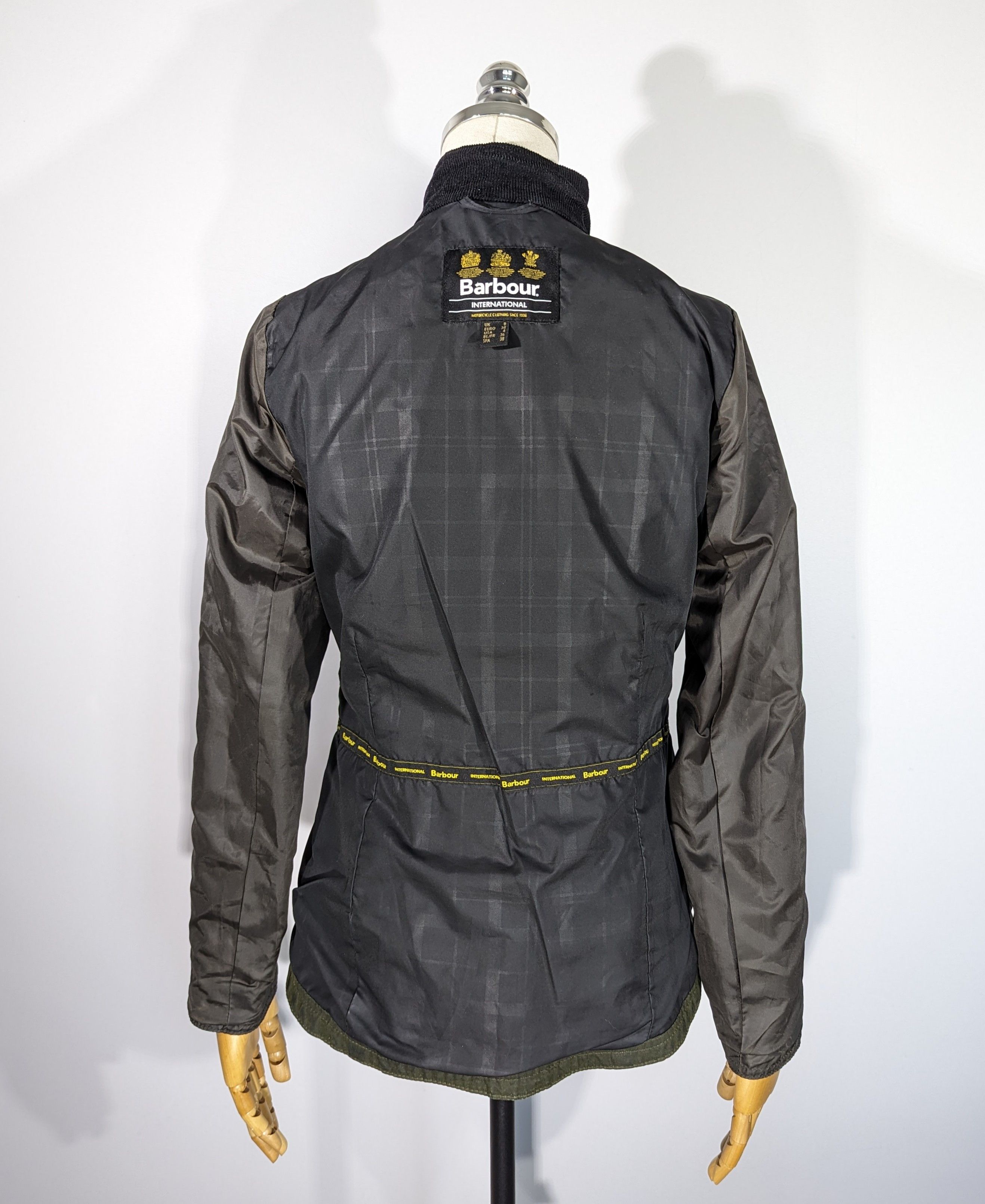 Barbour BARBOUR INTERNATIONAL LEADER WAX Jacket Motorcycle Clothing Size S / US 4 / IT 40 - 16 Thumbnail