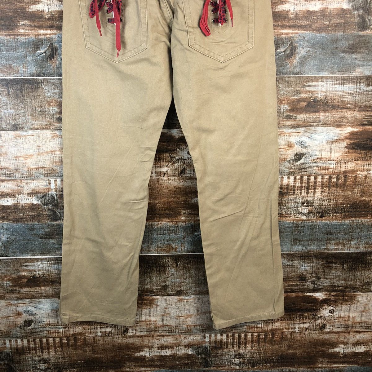 Japanese Brand DL Blue Moon Blue Beige Casual Pants #C741DL Size US 31 - 3 Thumbnail