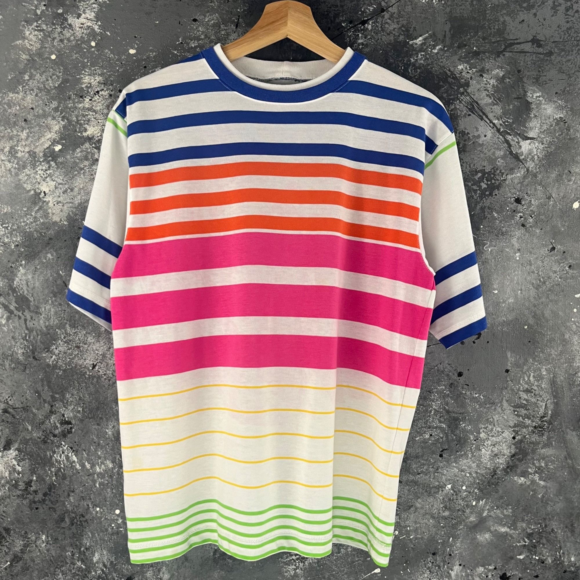 Vintage Vintage 80’s Stripe summer shirt Size US M / EU 48-50 / 2 - 1 Thumbnail