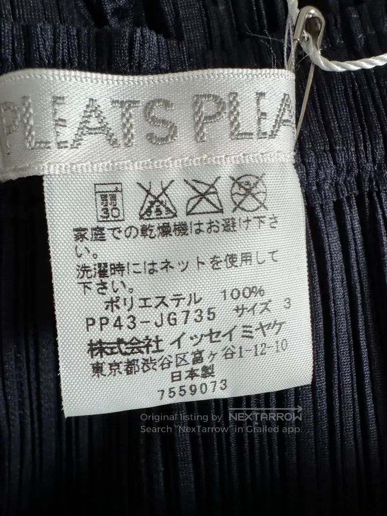 Issey Miyake Issey Miyake size:3 Black Midi Skirt Size 22" - 3 Thumbnail