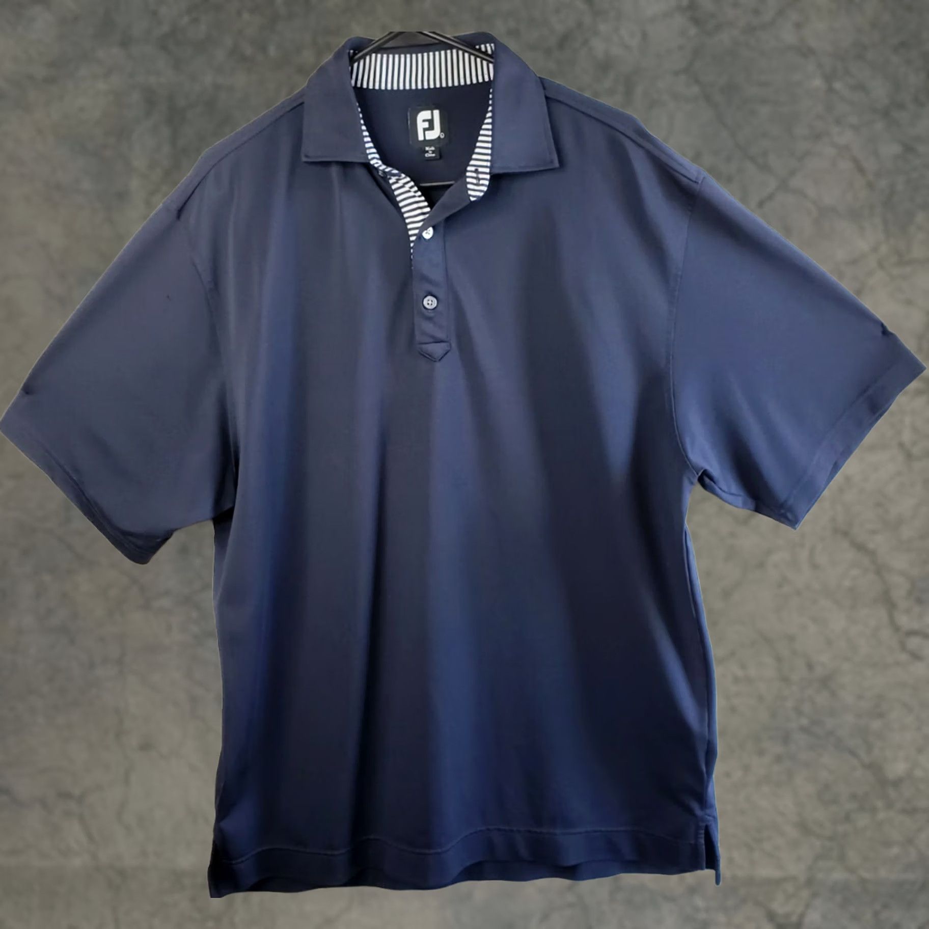 Footjoy FOOTJOY Men's L Black Golf Polo Shirt Stretch Size US L / EU 52-54 / 3 - 1 Thumbnail
