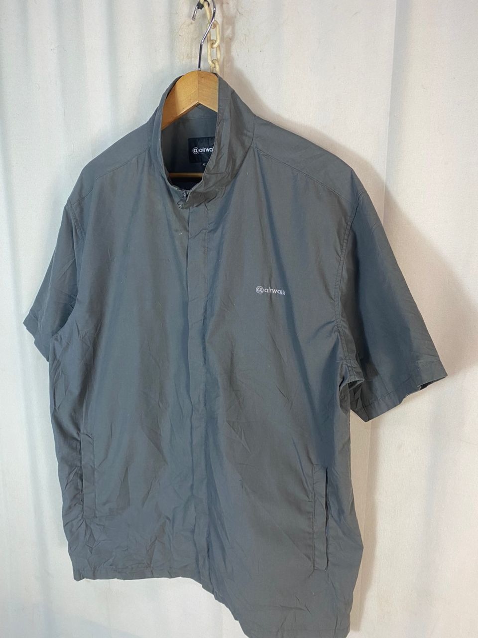 Airwalk Airwalk small spellout zipper shirt Size US XL / EU 56 / 4 - 3 Thumbnail