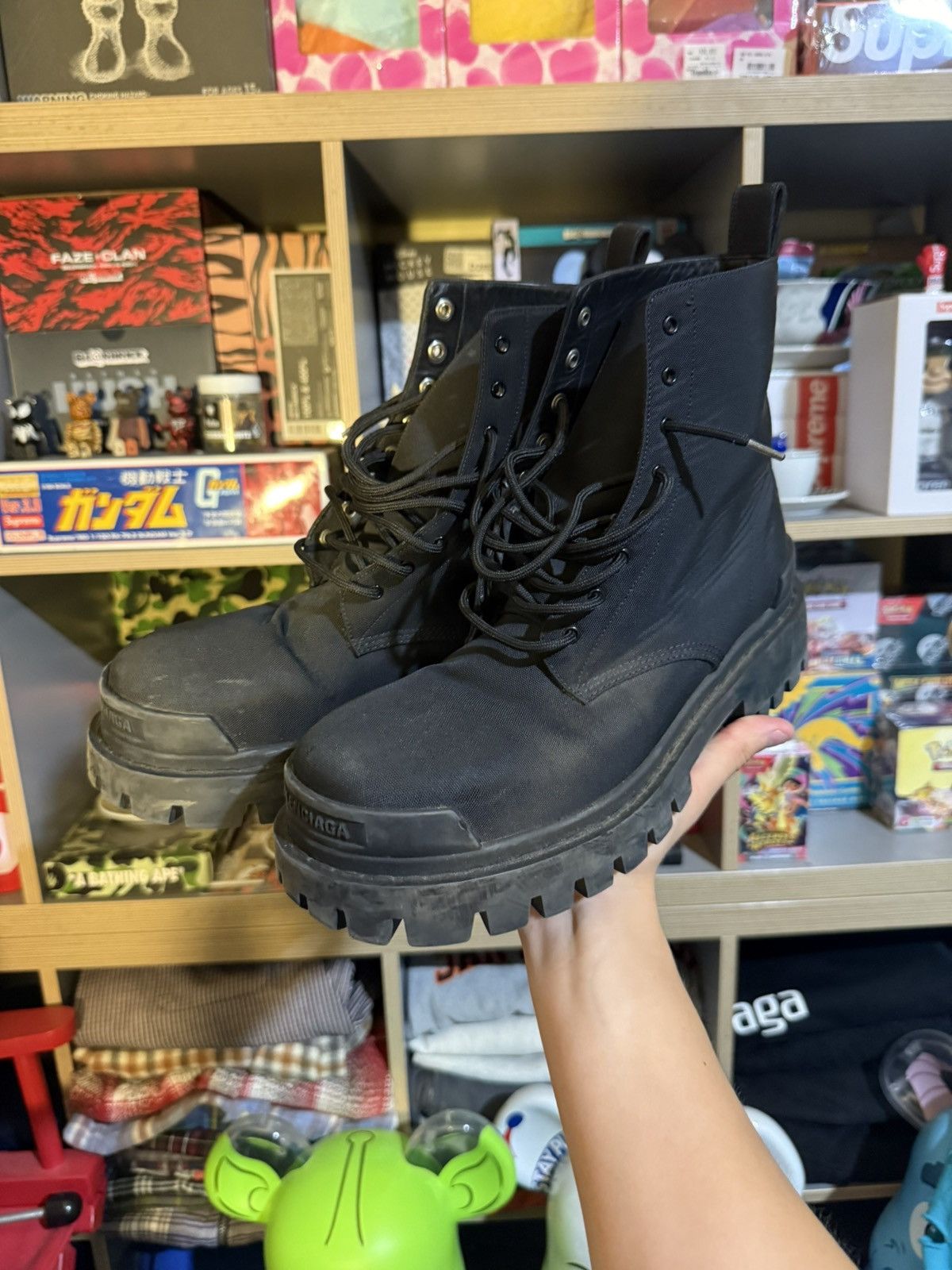 Balenciaga Balenciaga Black Nylon Strike Boot Size US 9 / EU 42 - 1 Thumbnail