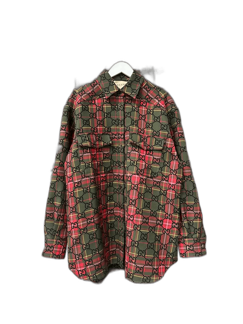 Gucci Floral Patterned Shirt Jacket