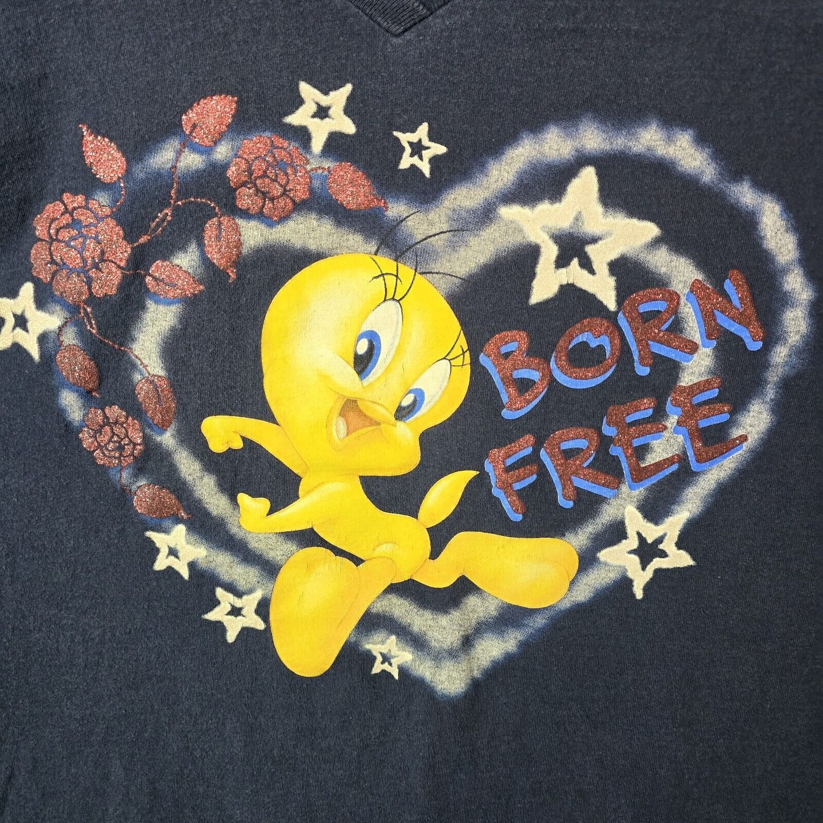 Vintage Vintage Womens Looney Tunes Tweetie Bird Born Free Shirt XXL Size XXL / US 16-18 / IT 52-54 - 3 Thumbnail