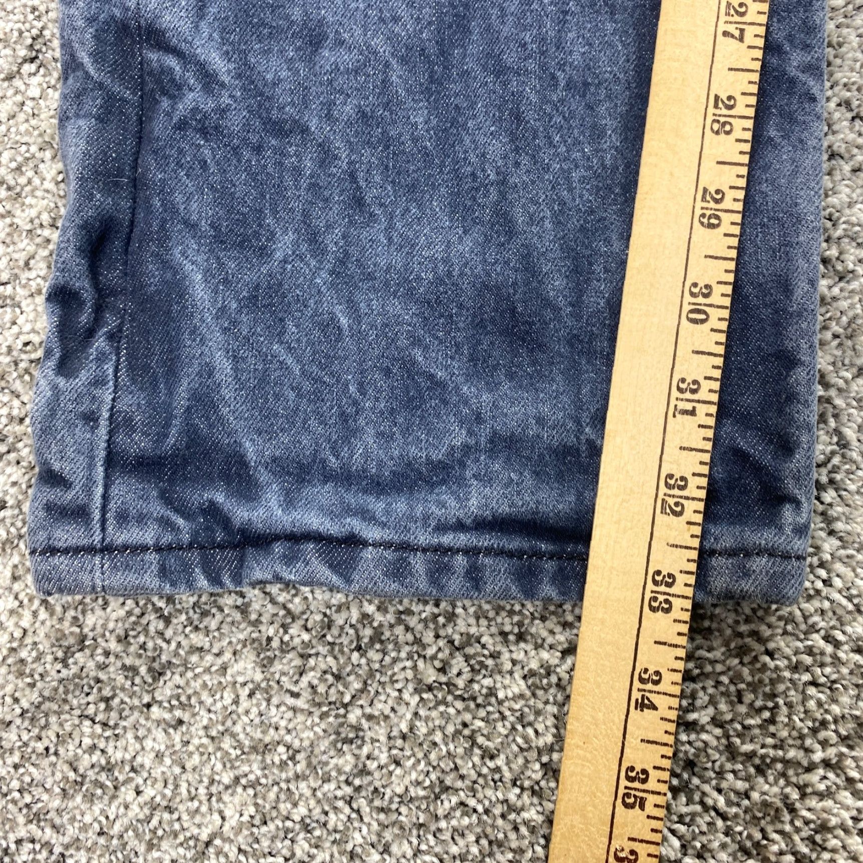 Levi's VINTAGE Levi's Jeans Mens 36X33 Dark Blue Denim 501 Button Fly Straight 90s Y2K Jeans Mens Regular Blue 501 Jeans Levi's 500 Series USA 80s 90s Size US 36 / EU 52 - 4 Thumbnail