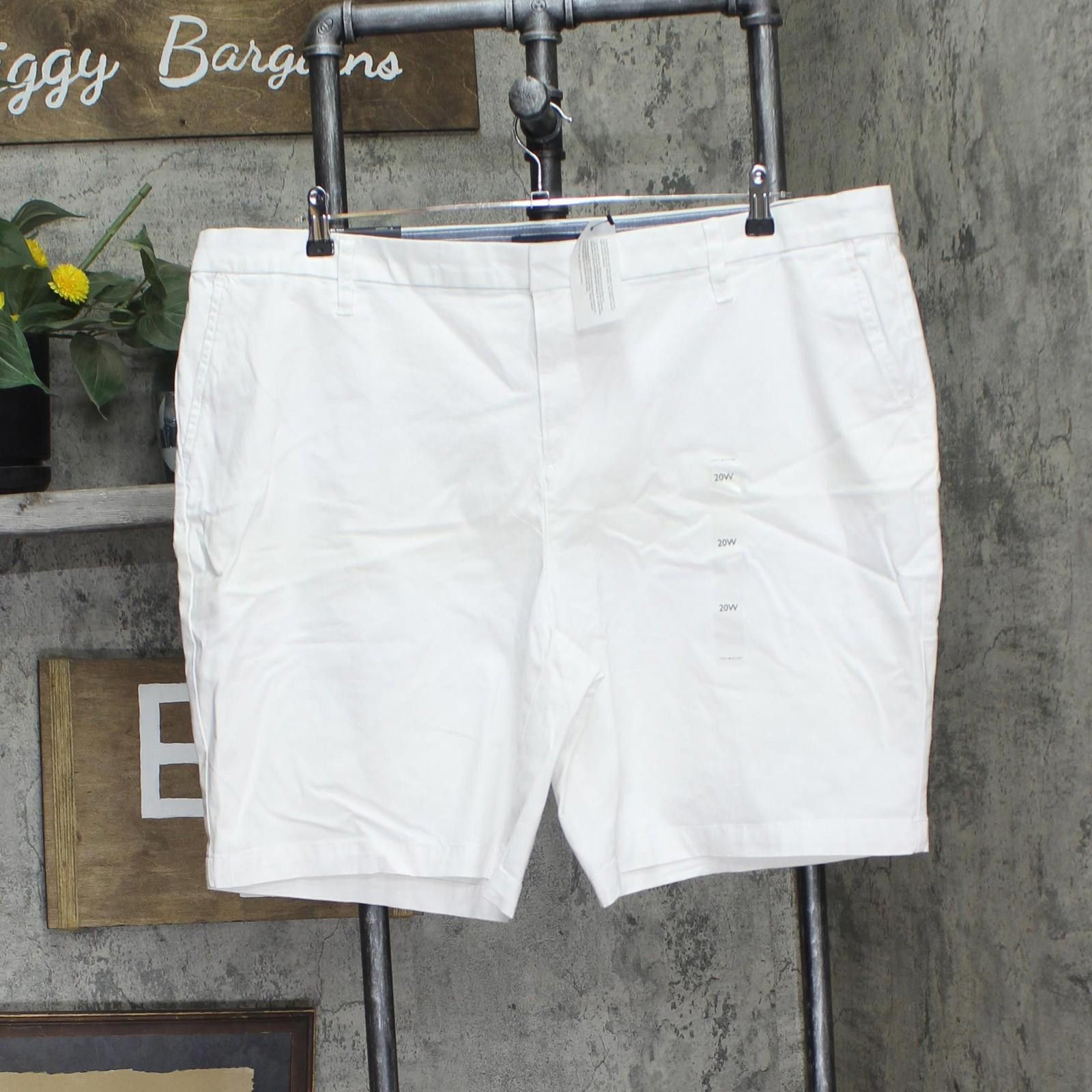 Tommy Hilfiger Nwt Tommy Hilfiger Casual Bermuda Shorts W3rw0236 White 20w Size 42" / US 20 - 1 Thumbnail