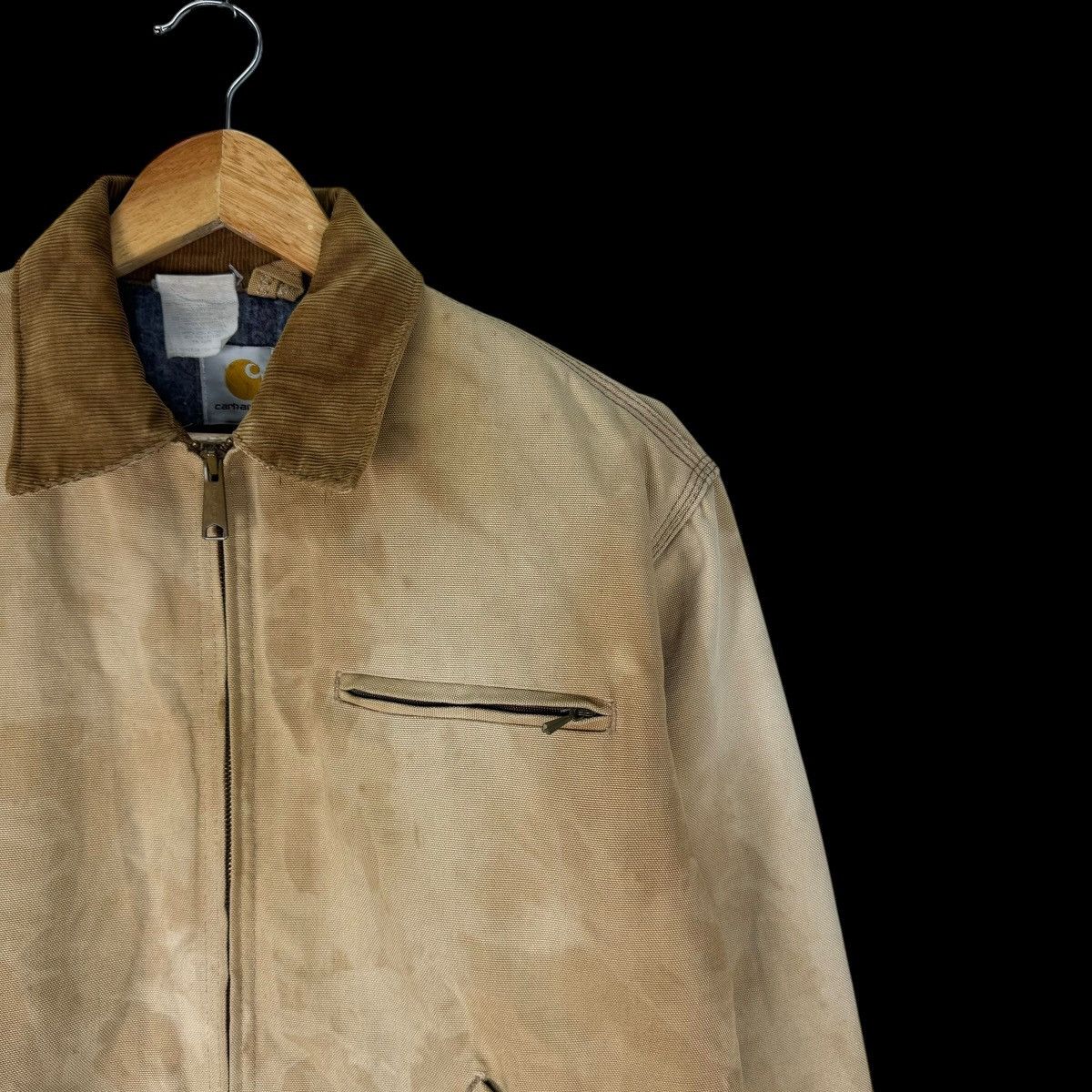Carhartt × Carhartt Wip × Vintage ☀️80s CARHARTT DETROIT SUN FADED WORKWEAR BUTTON JACKET Size US S / EU 44-46 / 1 - 4 Thumbnail