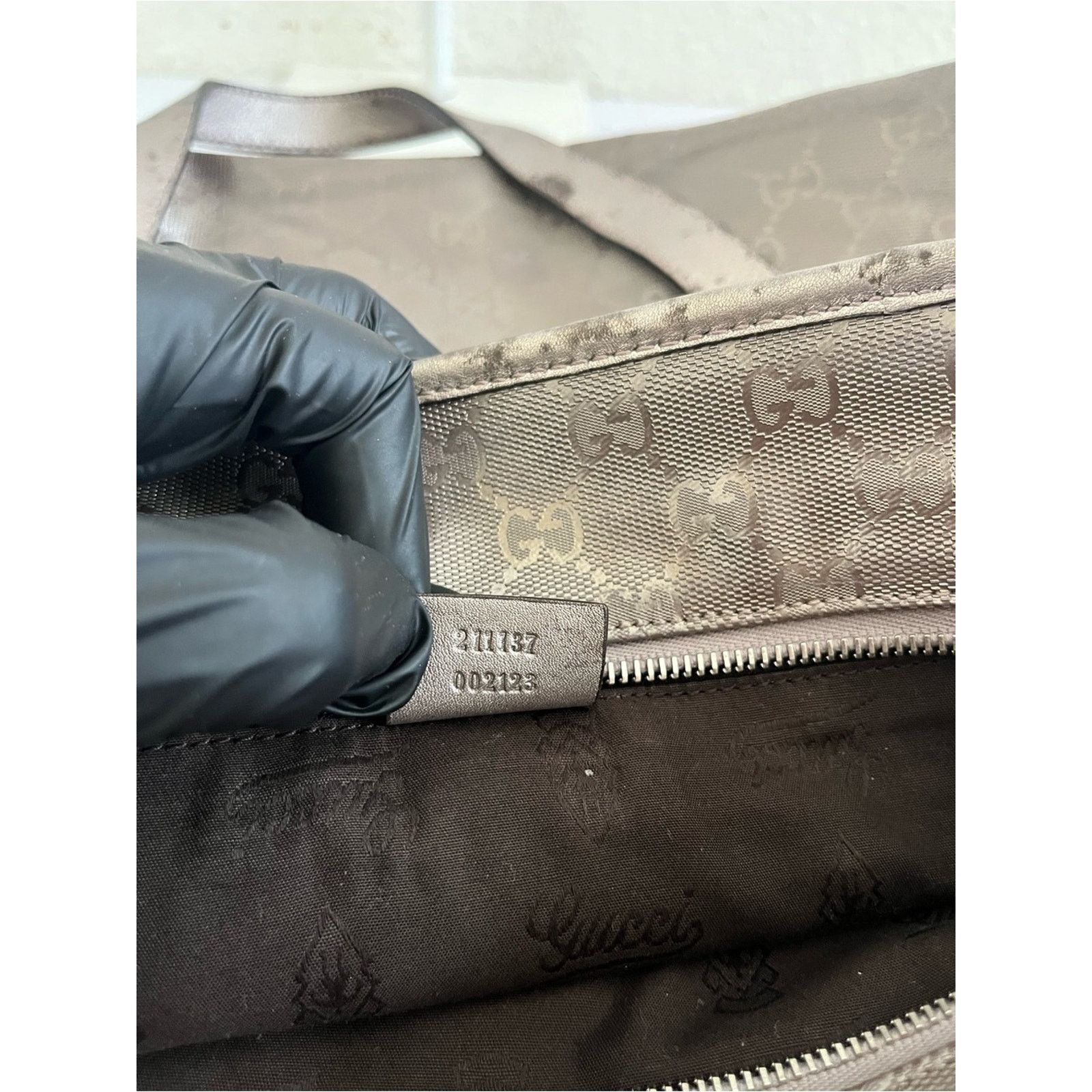 Gucci Gucci large gg bronze tote bag Size ONE SIZE - 11 Thumbnail