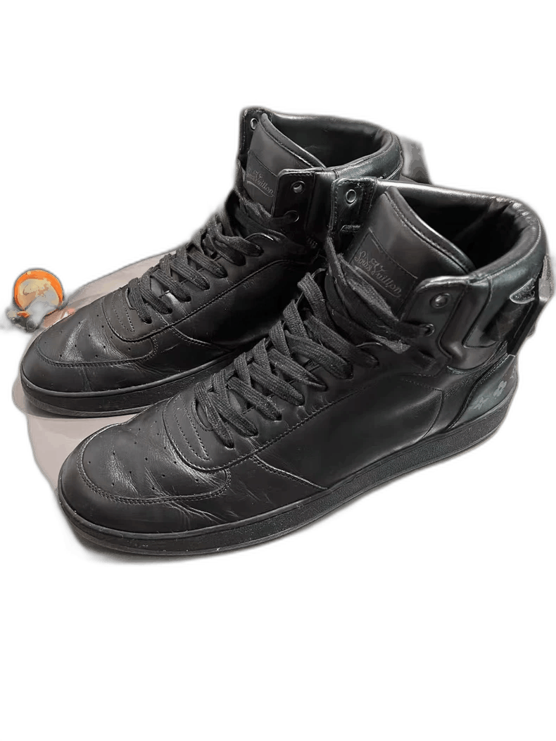Louis Vuitton lv black high top men's shoes Size US 8 / EU 41 - 1 Thumbnail