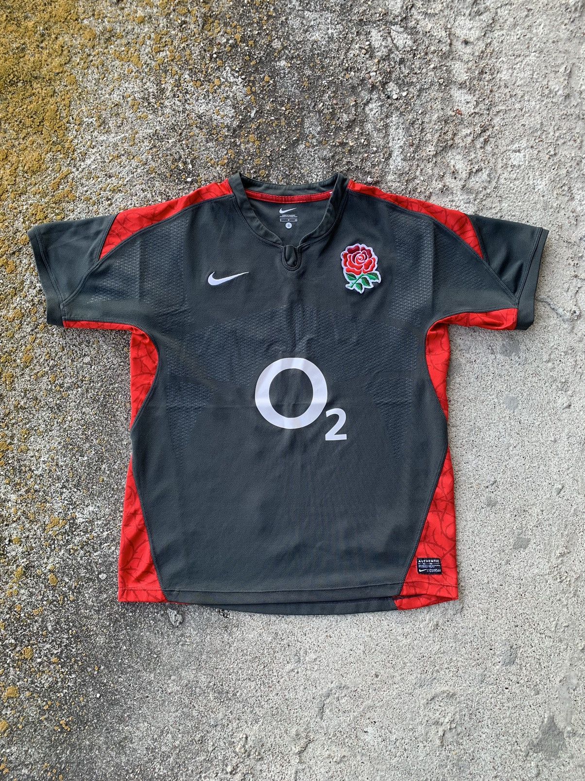 Nike Nike England Team Jersey Rugby Shirt Black o2 authentic Grailed