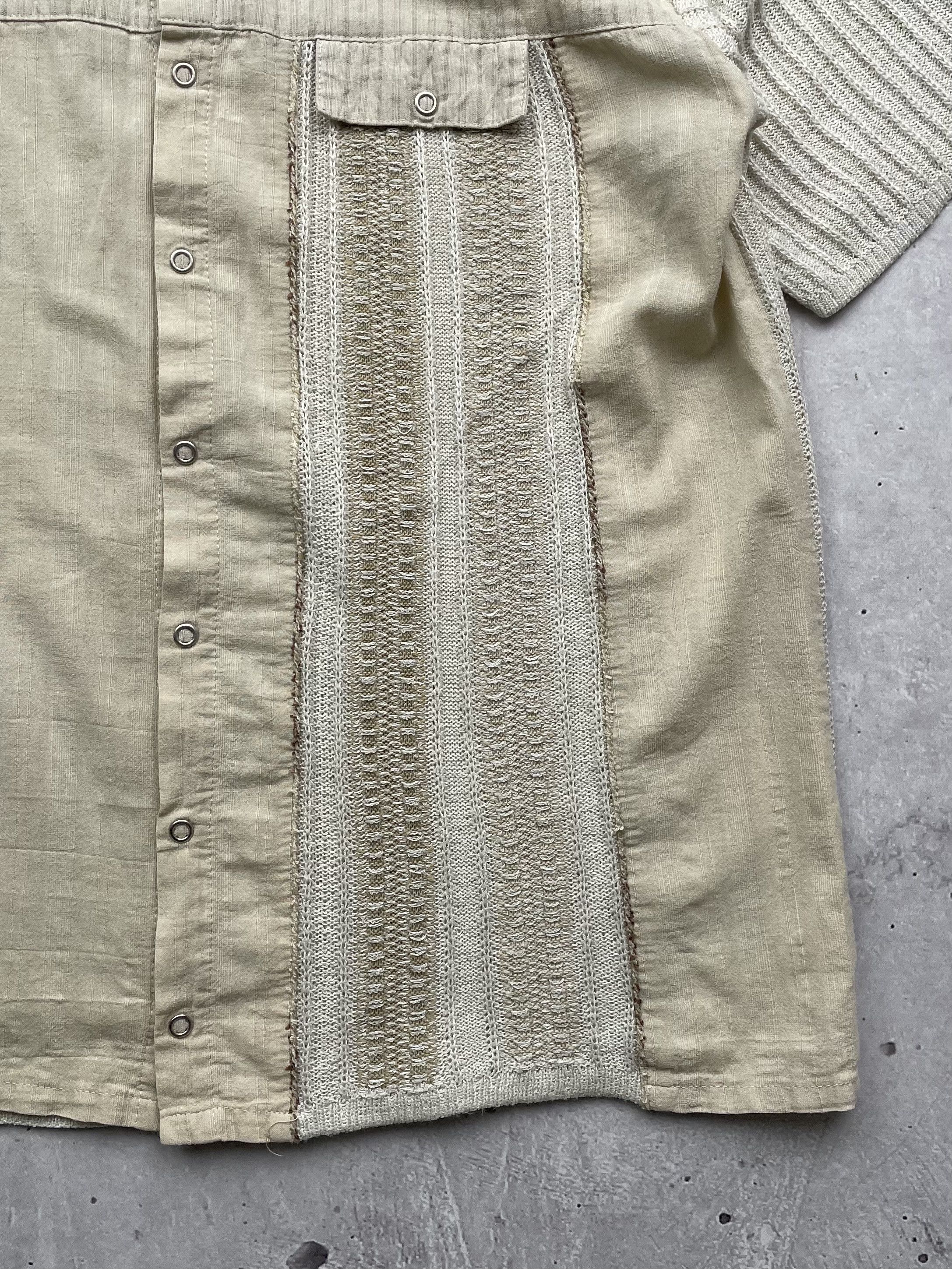 Japanese Brand × Vintage Vintage Knitted Mesh T-Shirt Size US M / EU 48-50 / 2 - 5 Thumbnail