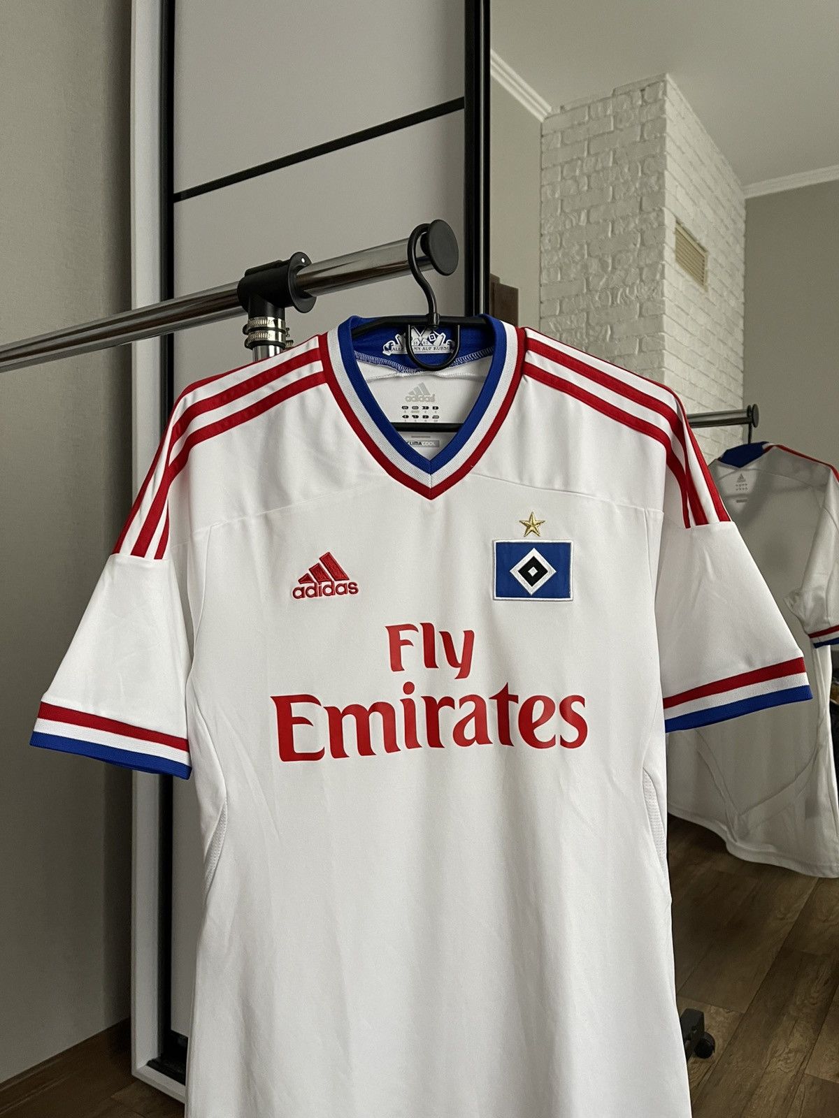 Adidas 2011/2012 Adidas Hamburger SV Soccer Jersey T-Shirt Size US S / EU 44-46 / 1 - 5 Thumbnail