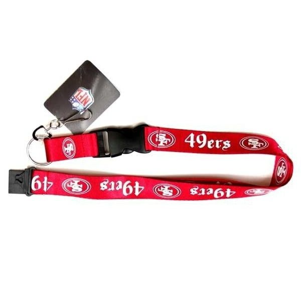 Other San Franciso 49ers Team Lanyard Keychain 2 Sided Old English Size ONE SIZE - 3 Thumbnail