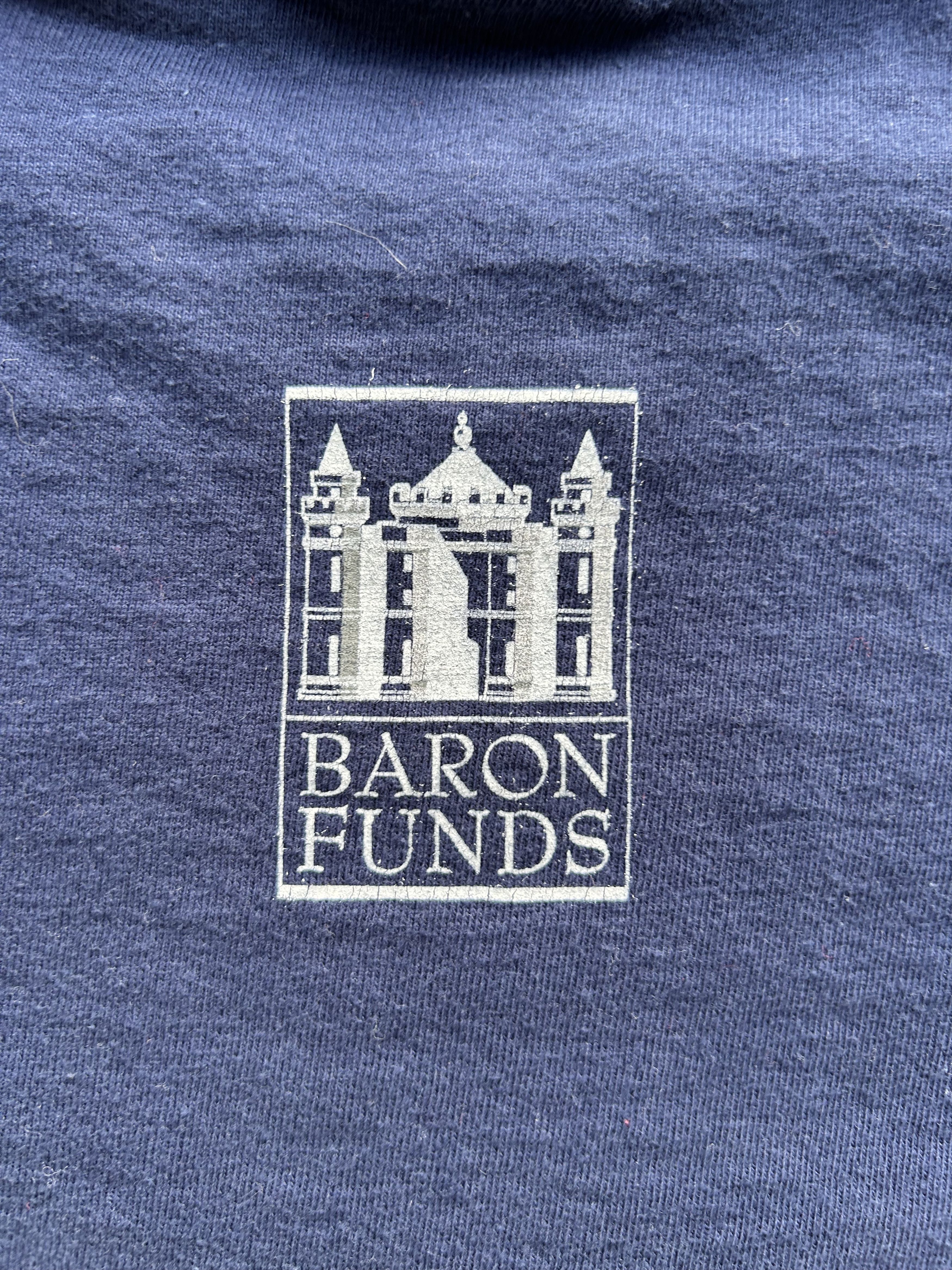 Vintage 2002 Baron Funds Graphic Tee Size US XL / EU 56 / 4 - 4 Thumbnail