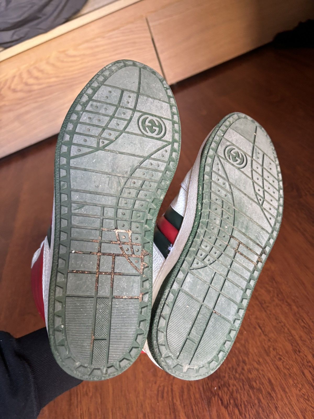 Gucci Gucci Praga karibu leather sneakers Size US 8 / EU 41 - 8 Thumbnail