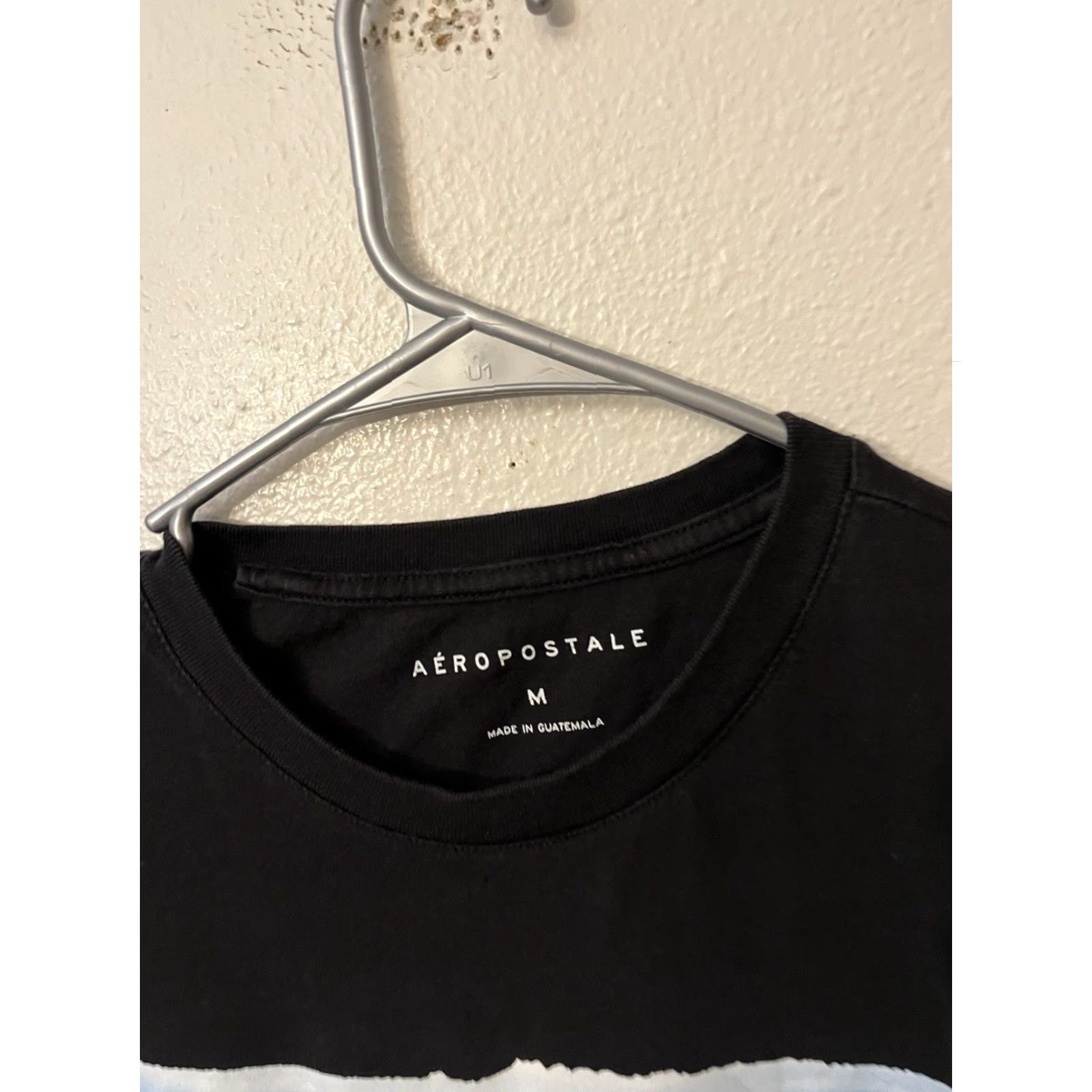 Aeropostale Aeropostale Mens Long Sleeve T-Shirt Graphic Tee Size M Black Casual Size US M / EU 48-50 / 2 - 2 Thumbnail