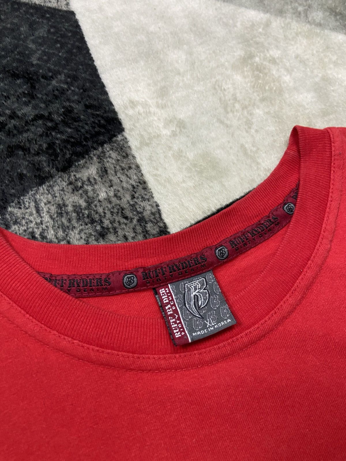 Ruff Ryders Vintage 2000s Ruff Ryders Ryde or Die Tee Red HipHop Crew OG Size US XL / EU 56 / 4 - 7 Thumbnail