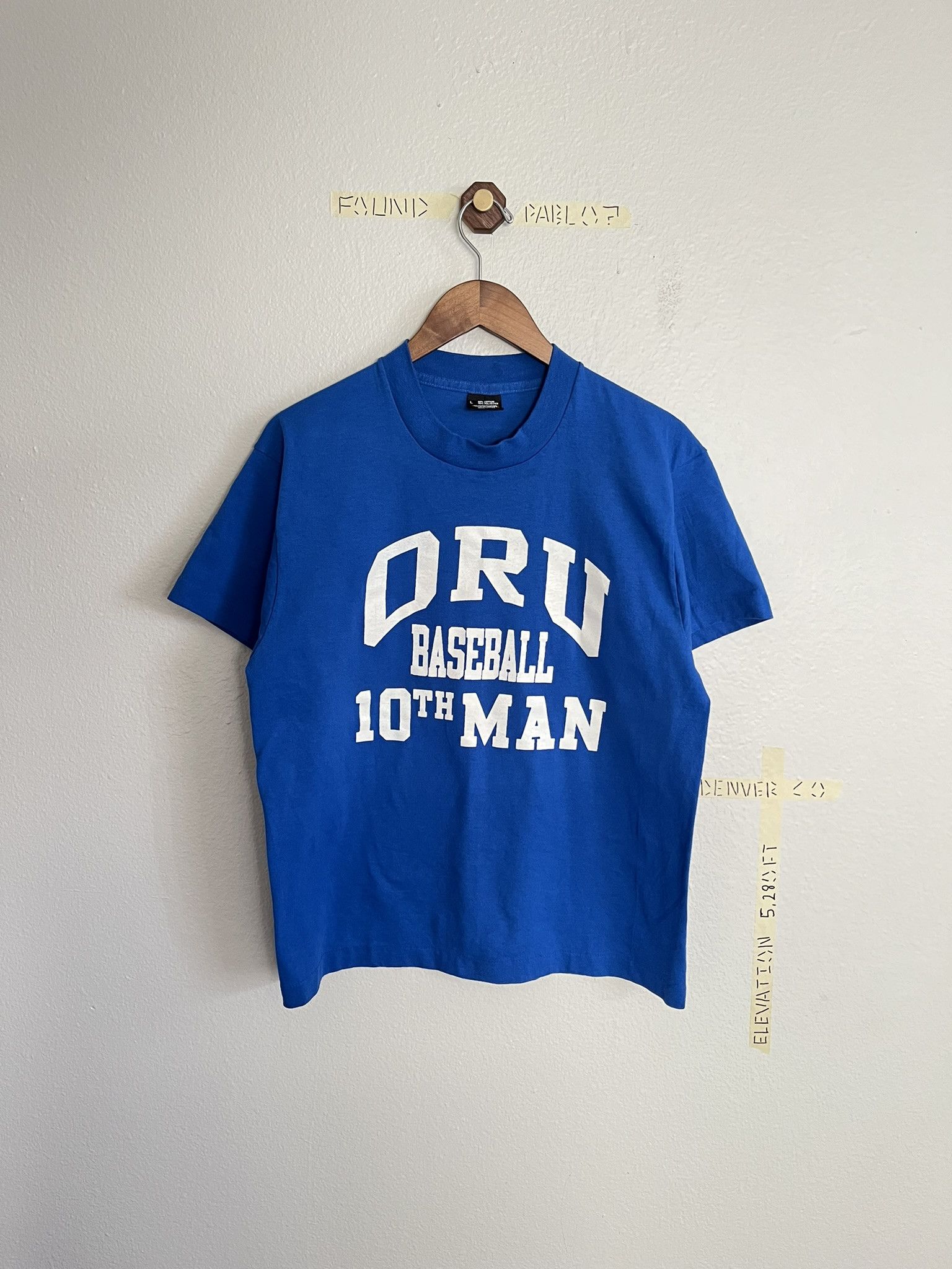 Other Vintage ORU Baseball Crewneck Tee Size US L / EU 52-54 / 3 - 1 Thumbnail