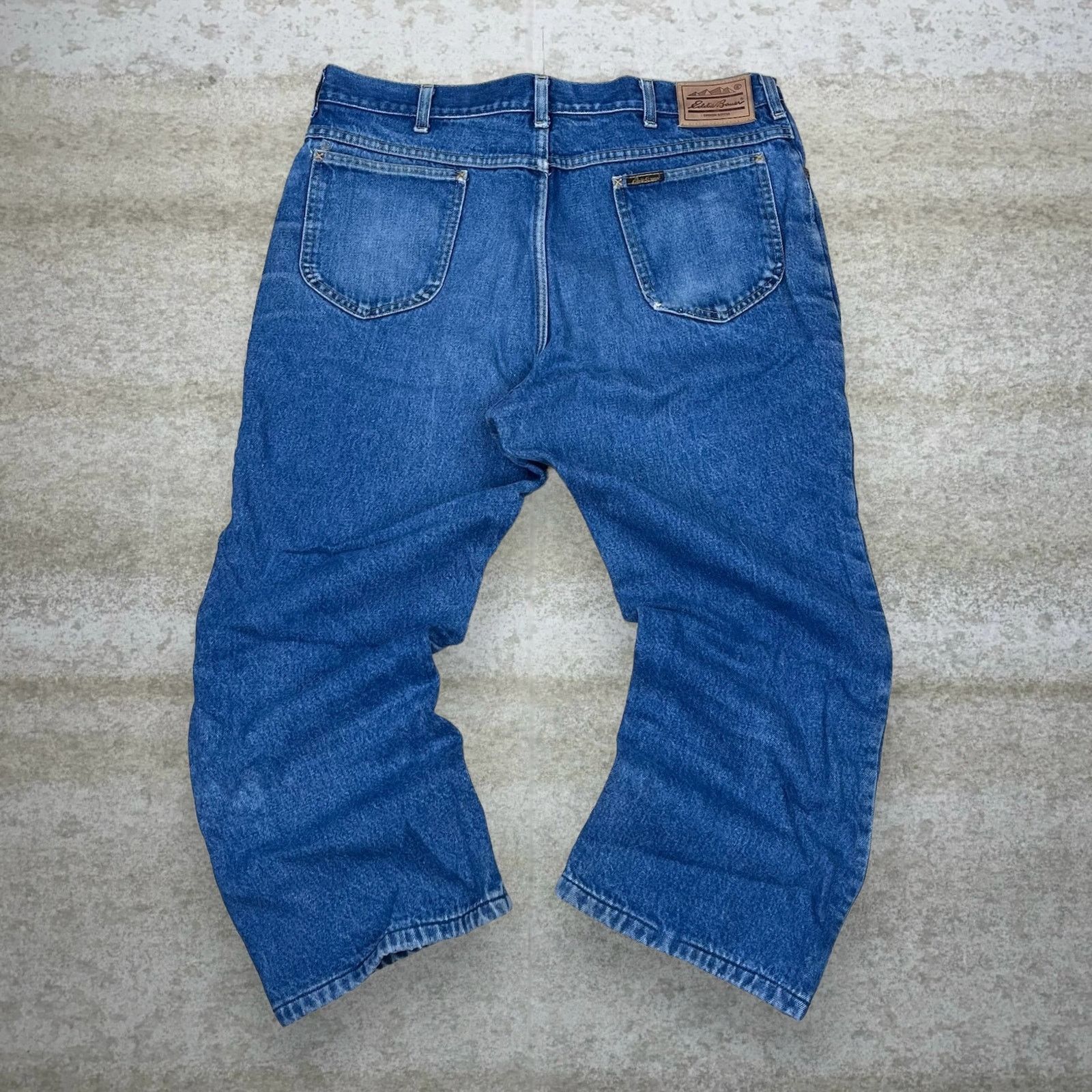 Eddie Bauer Vintage 90s Eddie Bauer Jeans 40x28 Regular Fit Dark Wash Size US 40 / EU 56 - 1 Thumbnail