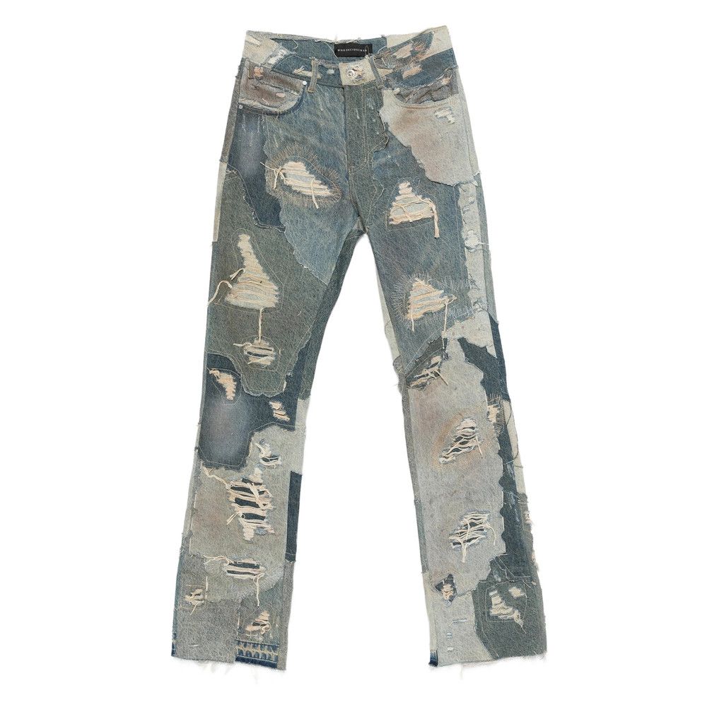 Who Decides War Who Decides War BLUE Denim - Regular & Straight-Leg Jeans Size US 30 / EU 46 - 1 Thumbnail