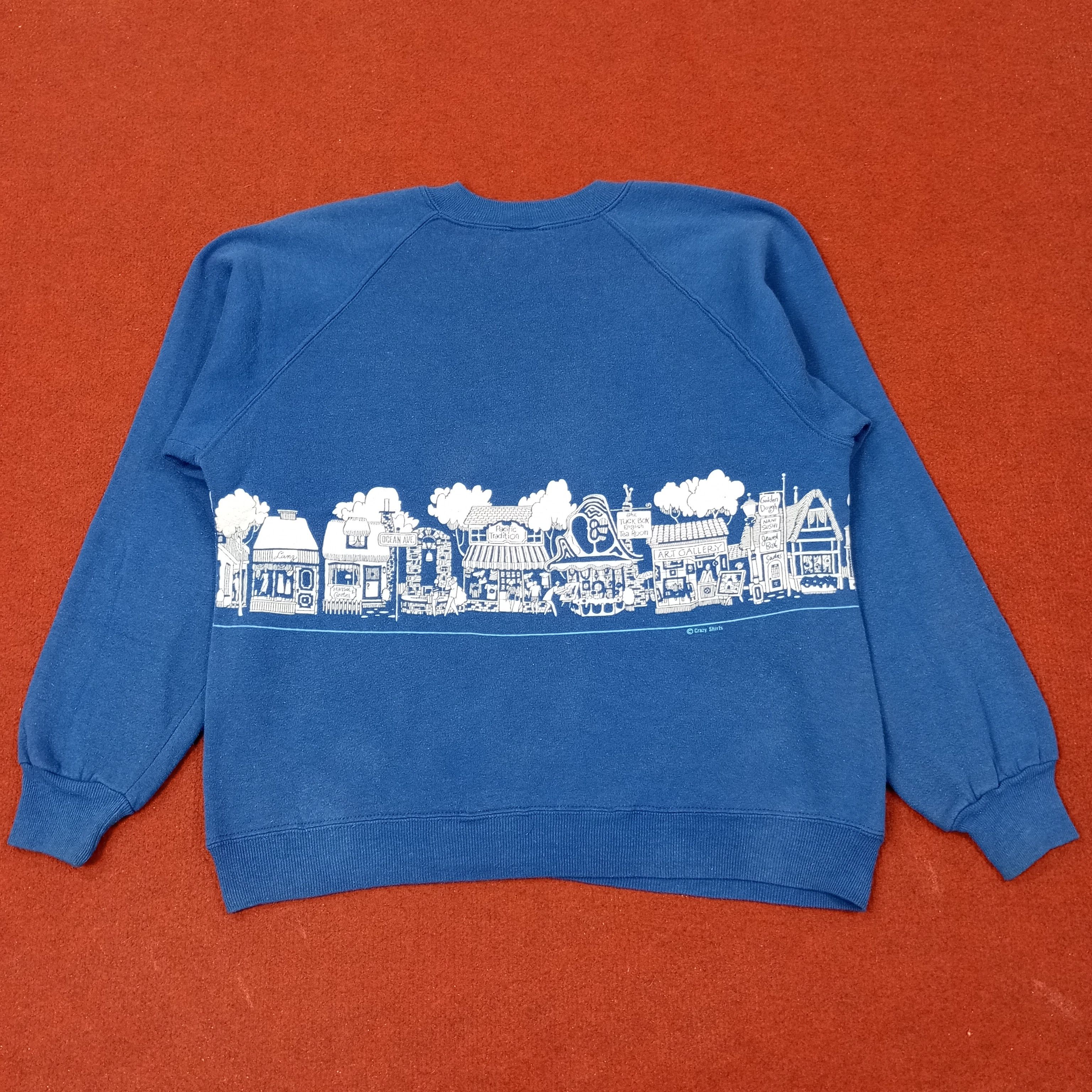 Vintage Vintage Crazyshirt Sweatshirt c243n26 Size US M / EU 48-50 / 2 - 5 Thumbnail