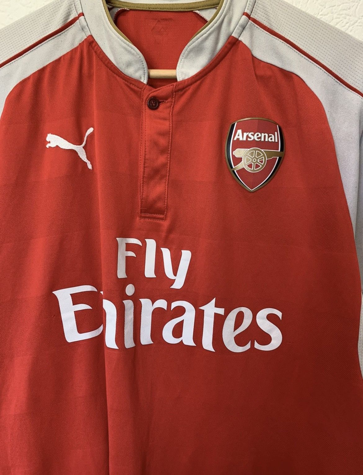 Puma ARSENAL PUMA 2017/2018 HOME KIT SOCCER JERSEY FOOTBALL Size US L / EU 52-54 / 3 - 3 Thumbnail