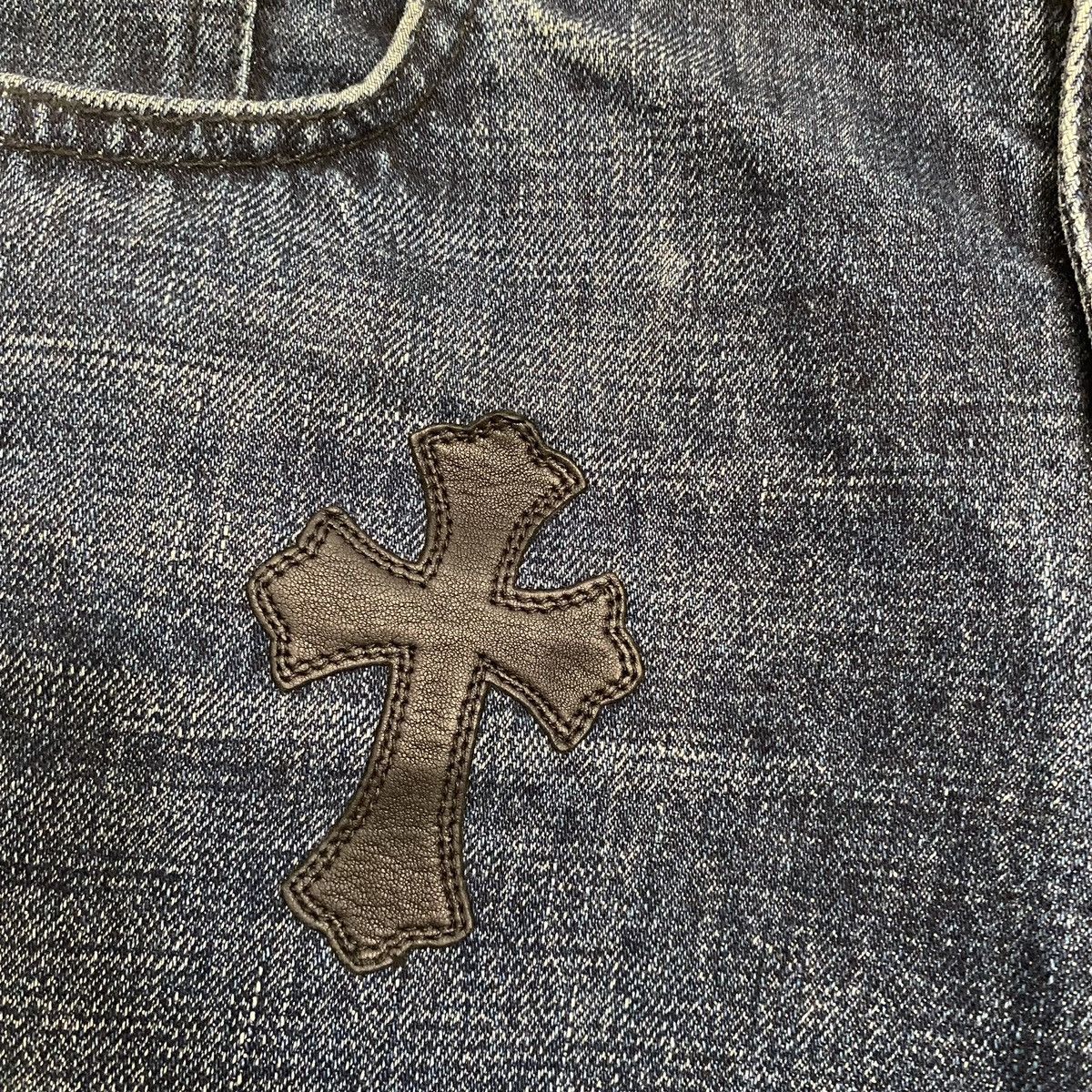 Chrome Hearts Chrome Hearts Cross Patch Denim Shorts Size US 29 - 8 Thumbnail