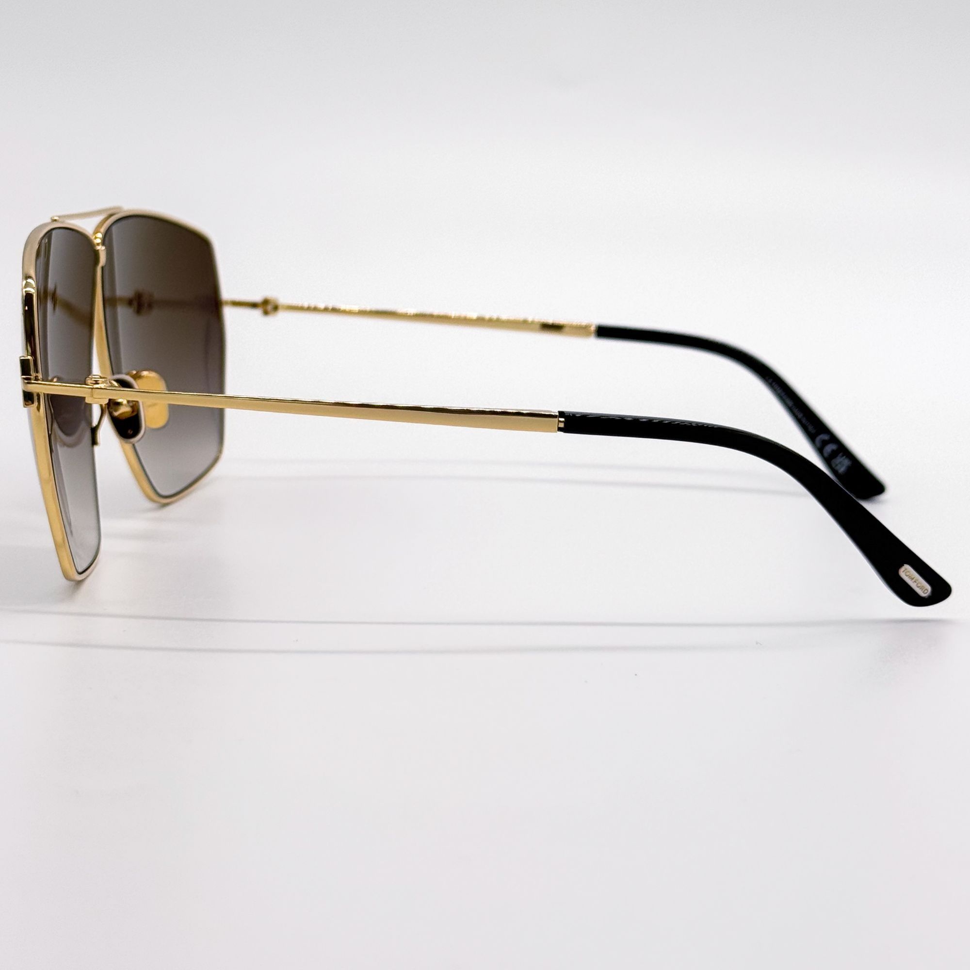 Tom Ford NEW TOM FORD STELLA TF1185 30B SUNGLASSES GOLD UNISEX FT1185 Size ONE SIZE - 6 Thumbnail